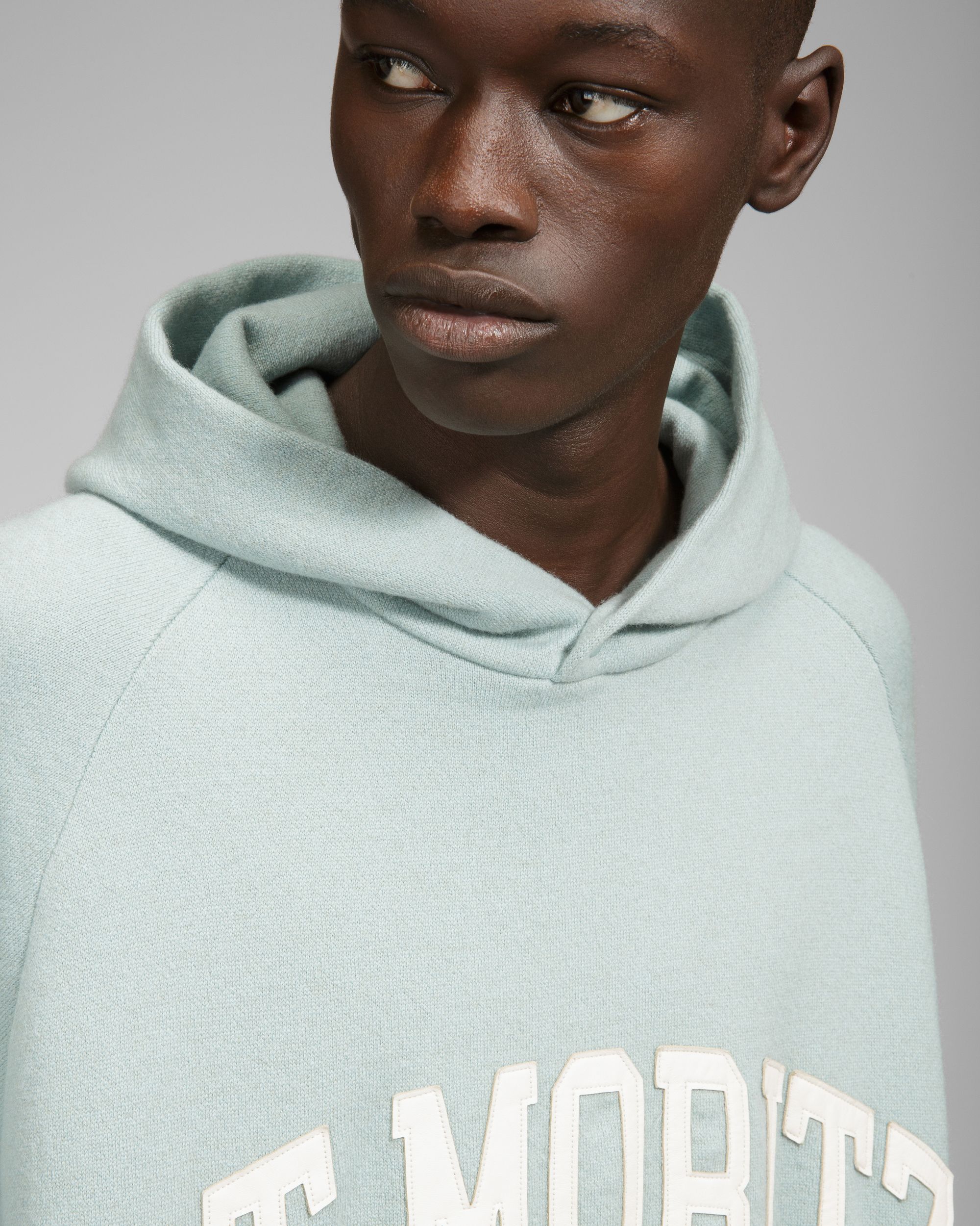 St Moritz Hoodie Cashmere Sweatshirt In Light Blue - Men's - Bally - 03