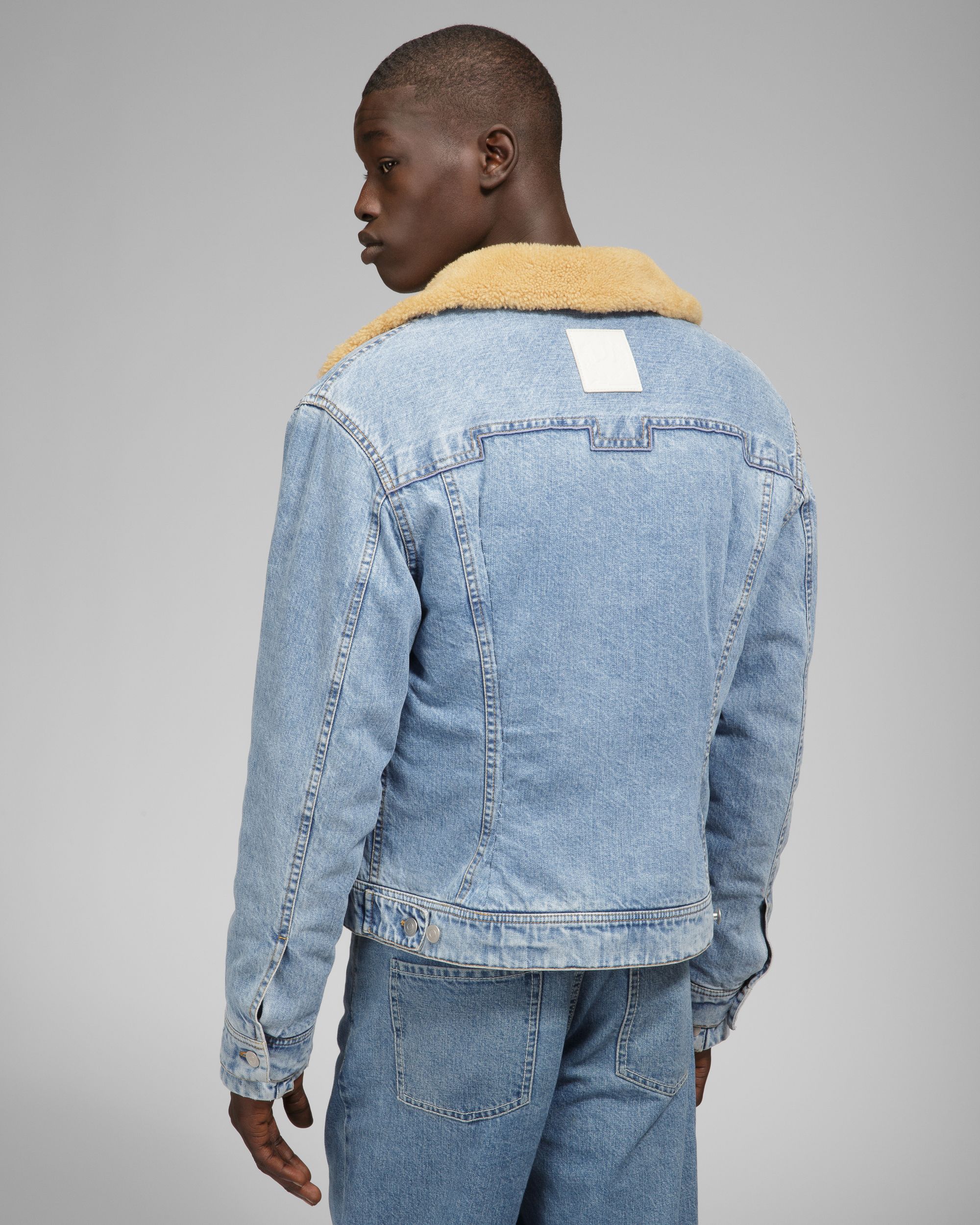 Shearling Detail Jacket - Men's - Bally - 05