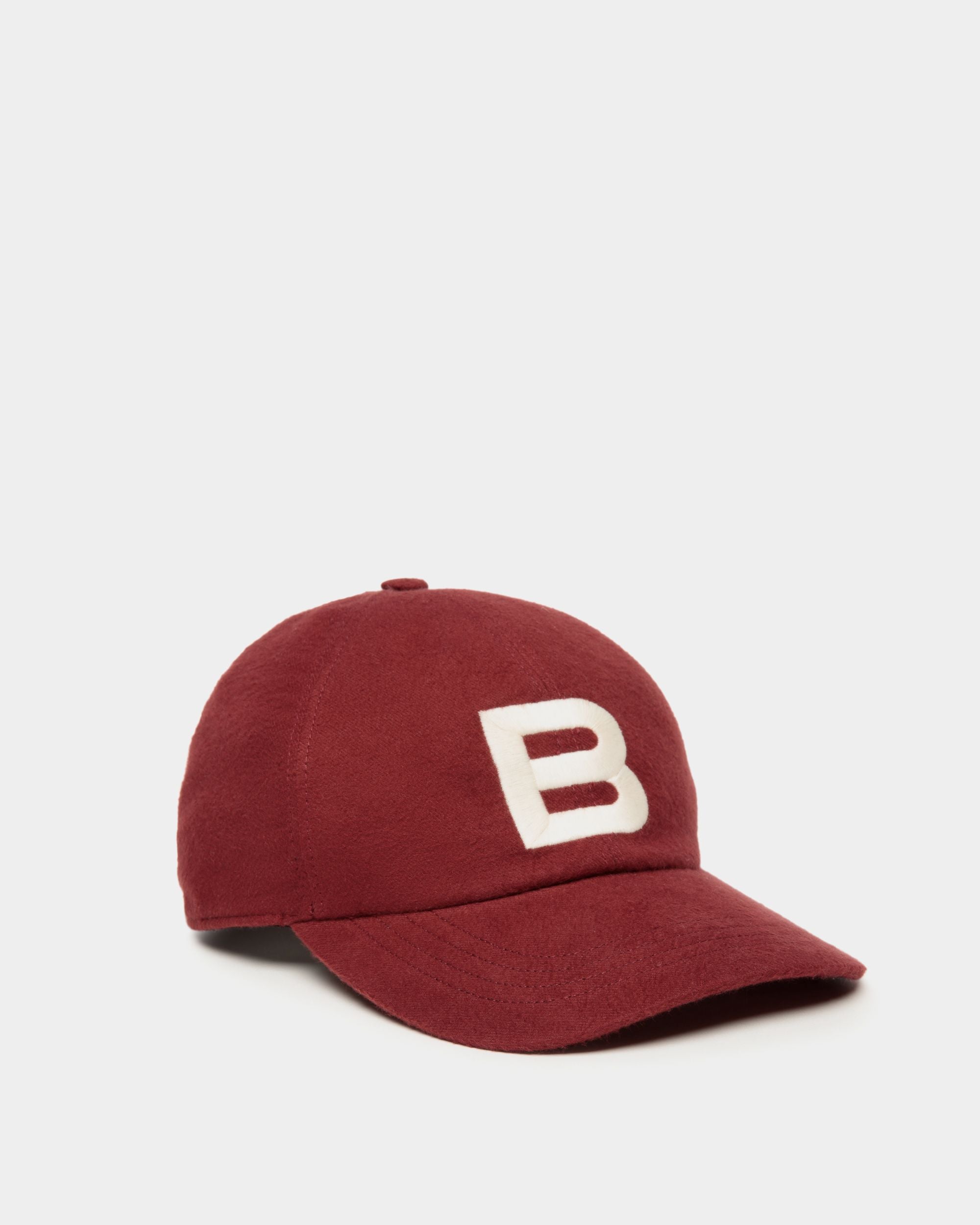Baseball Hat With Logo In Andorra Cotton - Men's - Bally - 01
