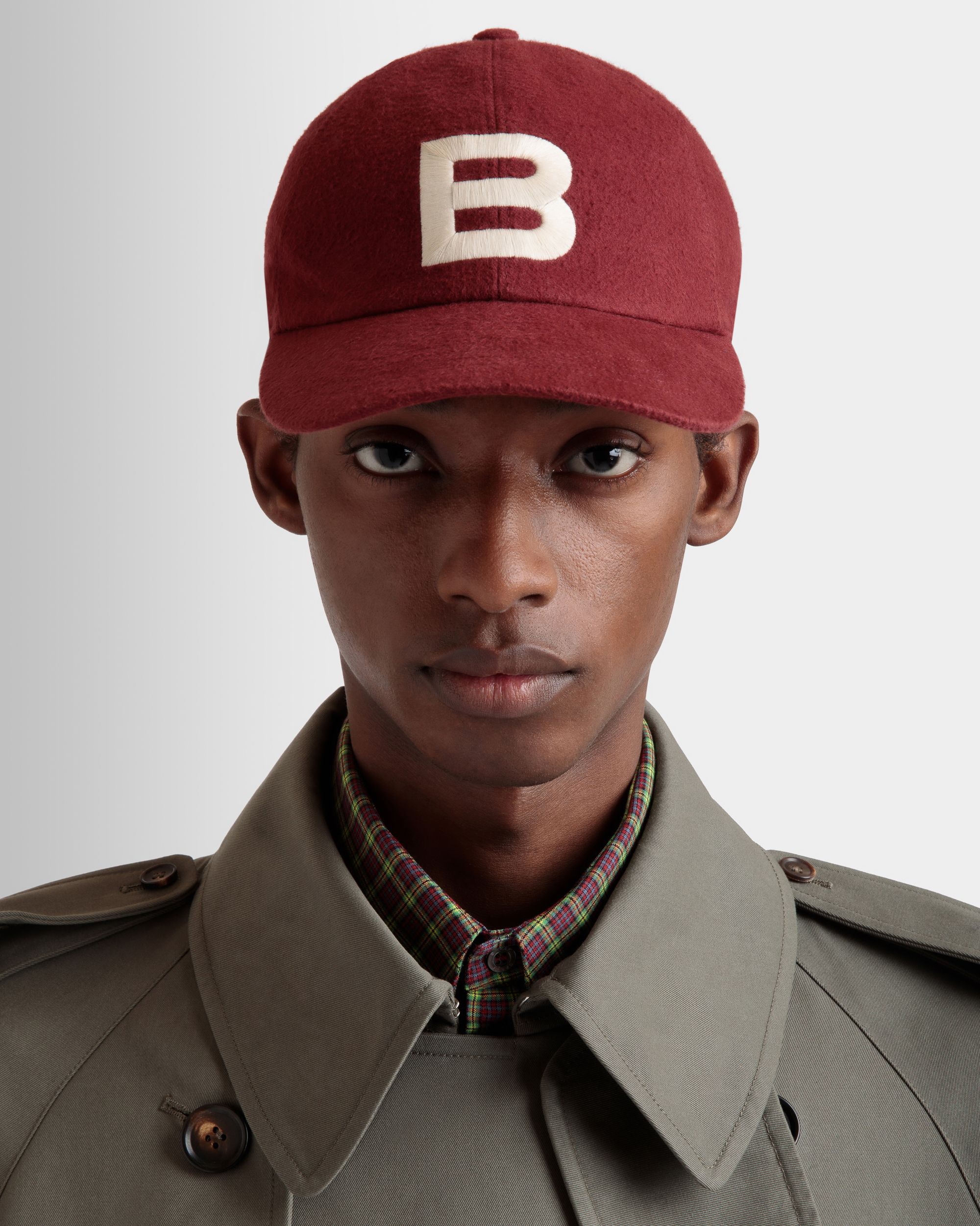 Baseball Hat With Logo In Andorra Cotton - Men's - Bally - 02
