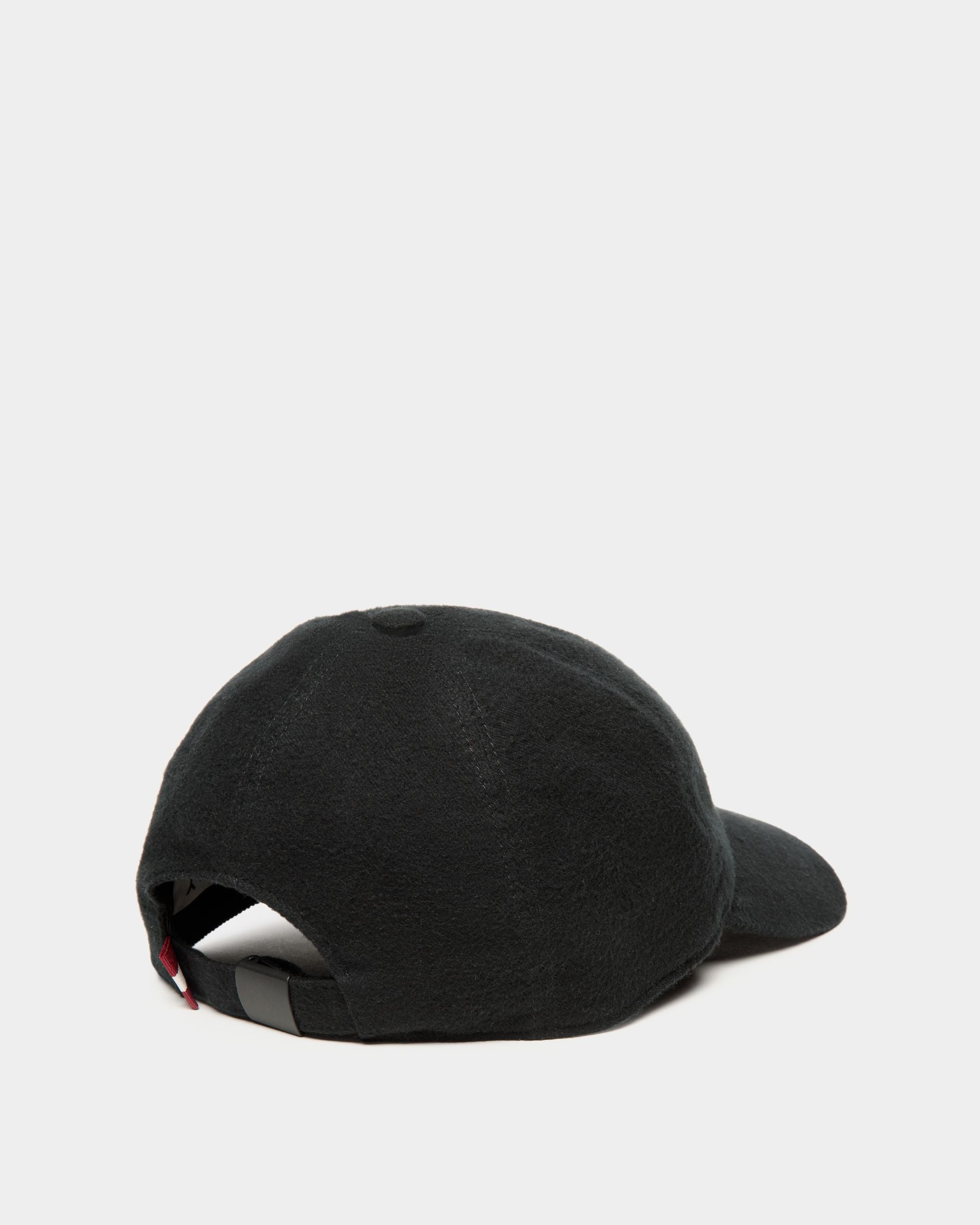 Baseball Hat With Logo In Black Cotton - Men's - Bally - 02