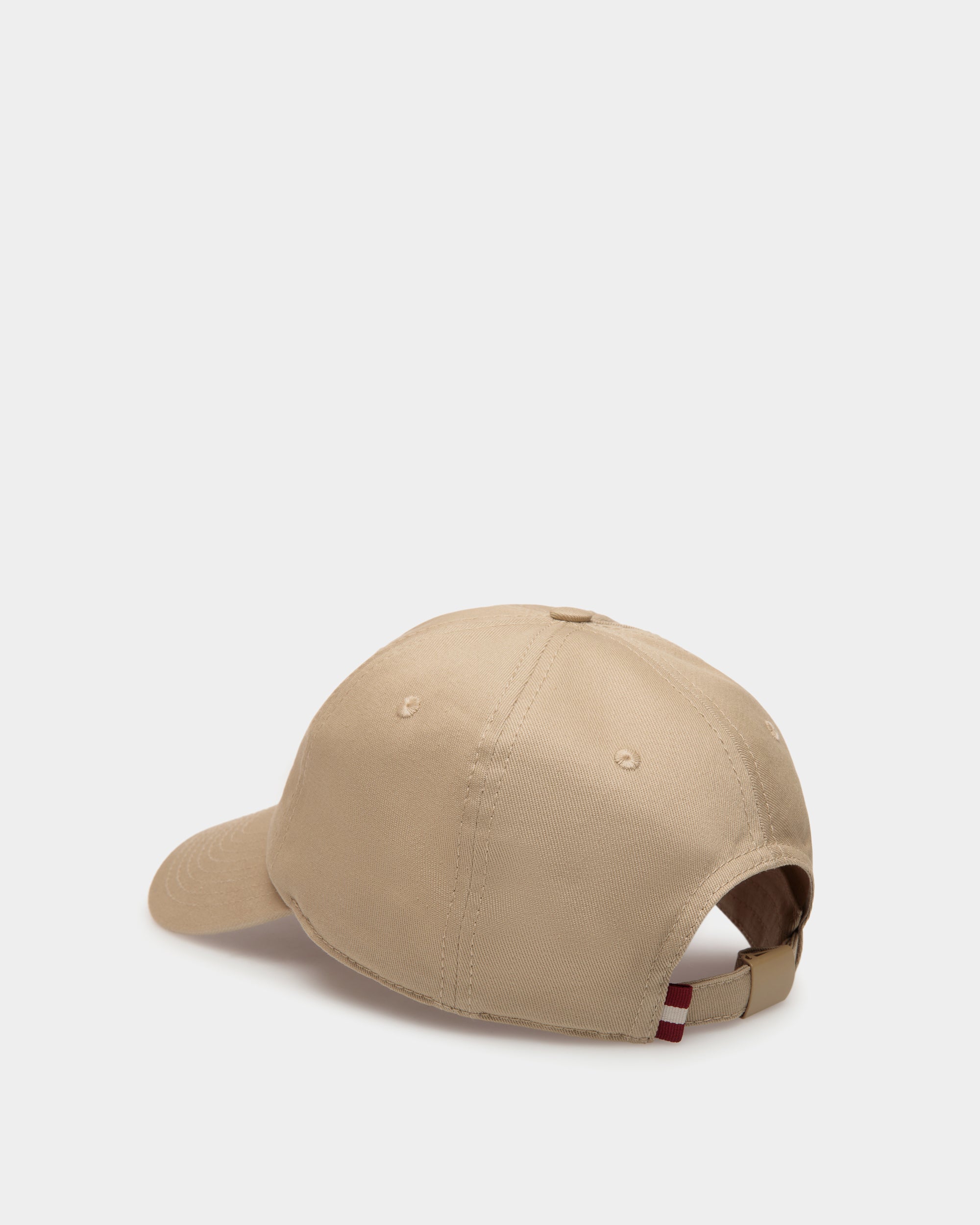 Baseball Hat in Beige Cotton - Men's - Bally - 03