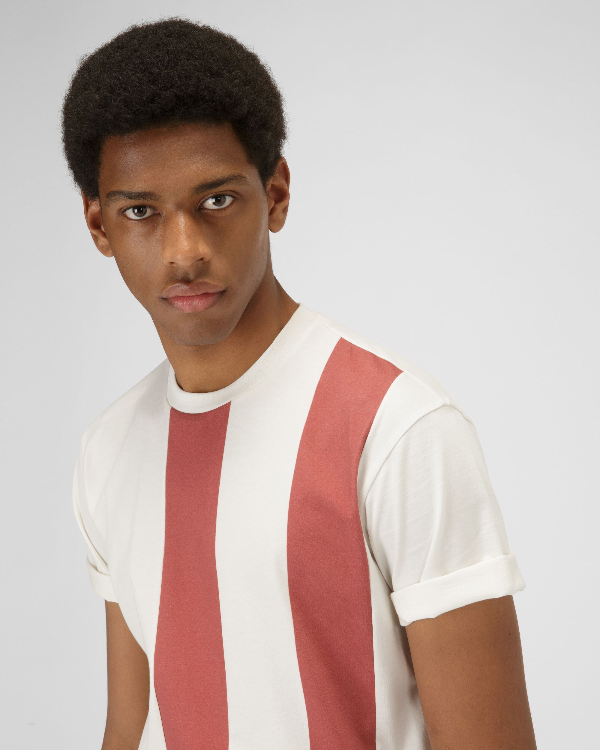 Organic Cotton T-Shirt In Bone - Men's - Bally - 03