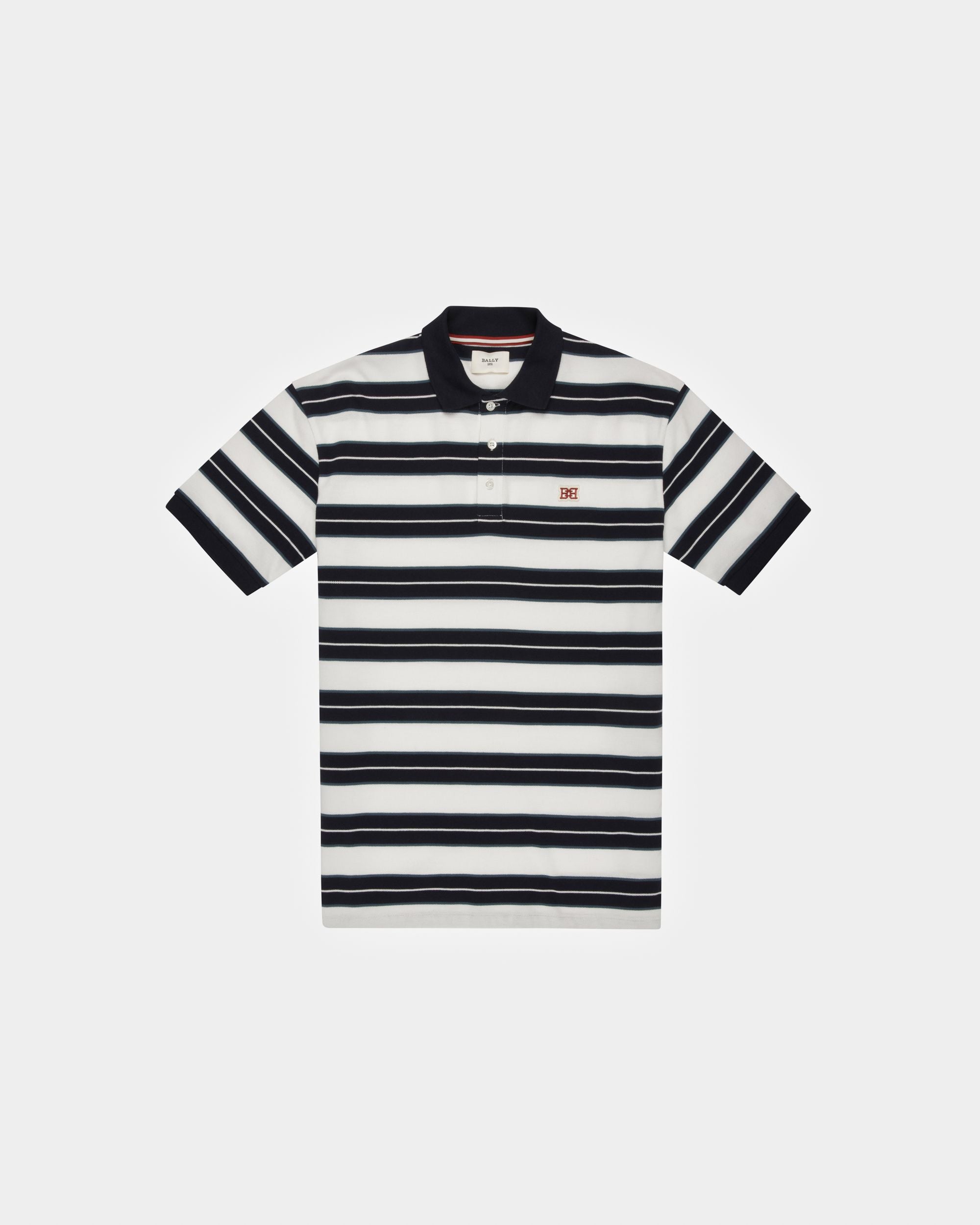Striped Polo Shirt - Men's - Bally - 01