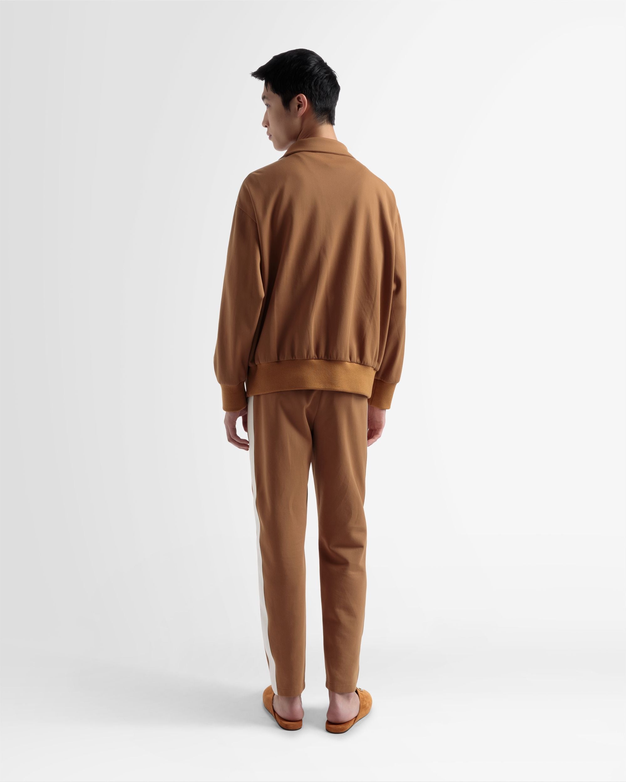 Sports Pants In Desert Cotton Mix - Men's - Bally - 06