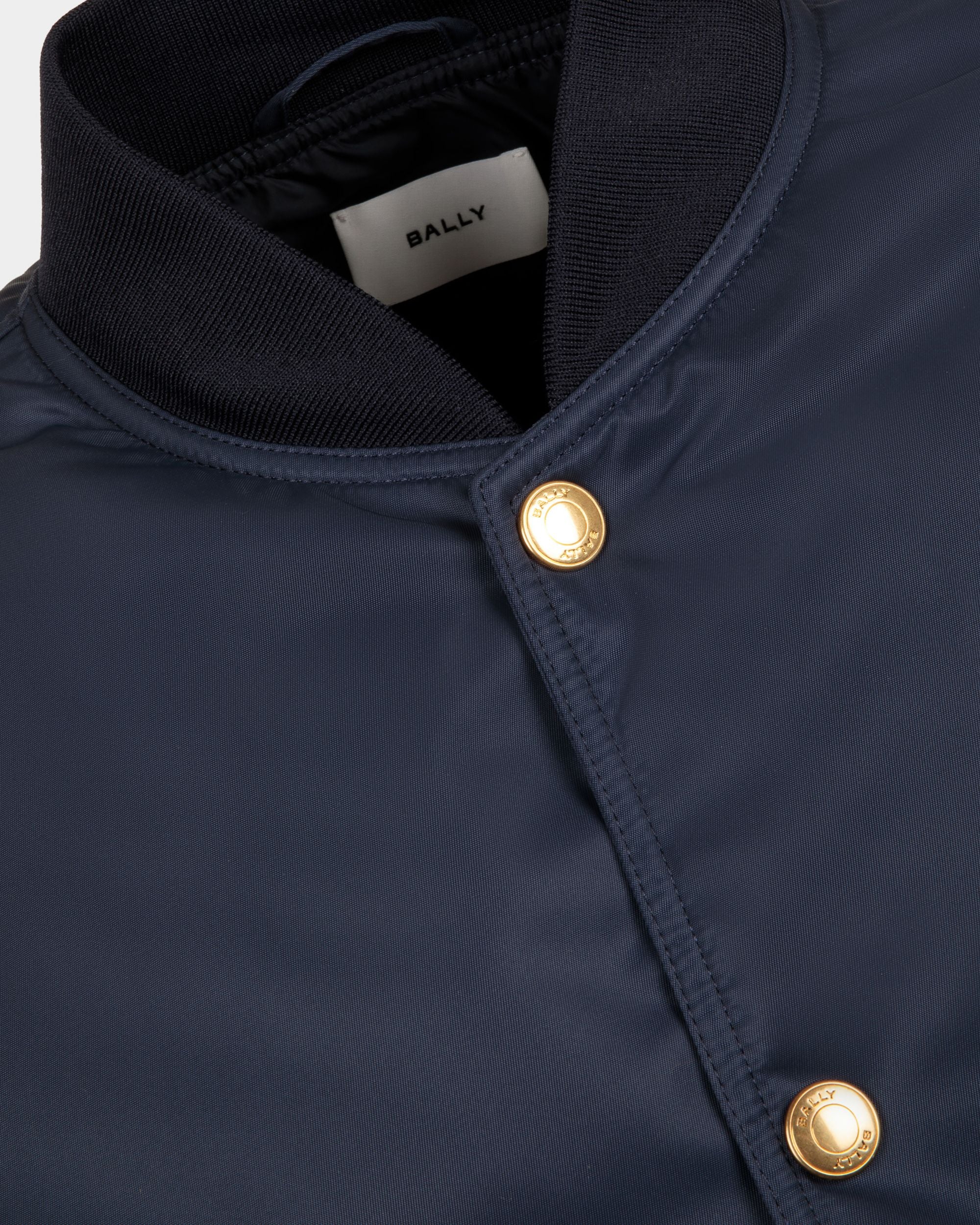 Bomber in Dark Blue Nylon - Men's - Bally - 02