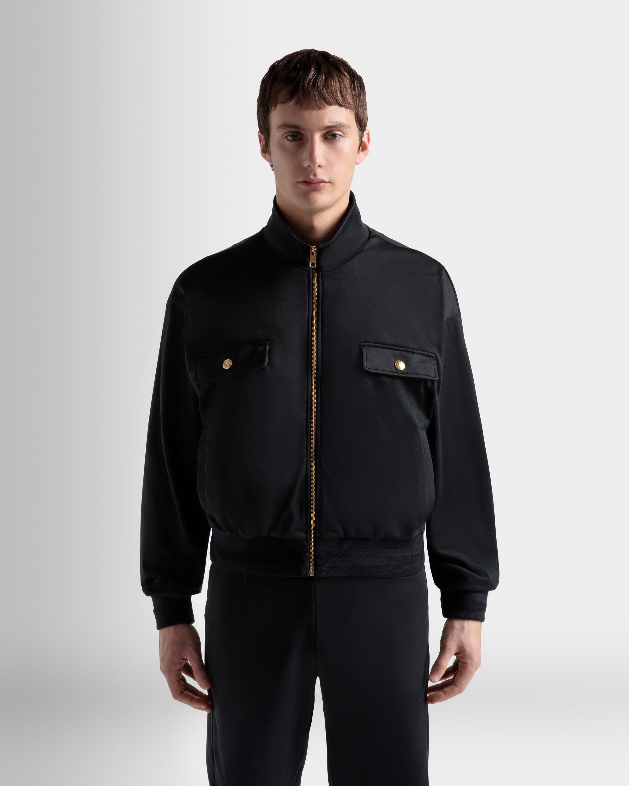 Sweatshirt In Black - Men's - Bally - 03