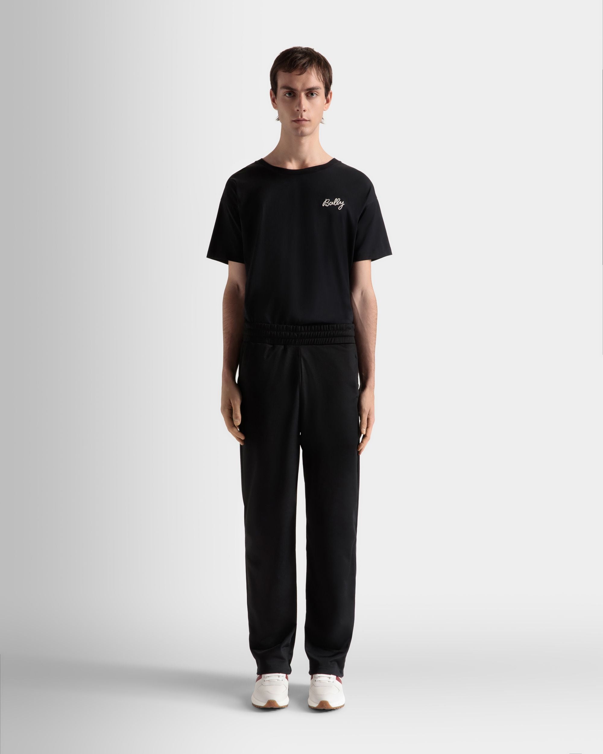 Sweatpants In Black - Men's - Bally - 02