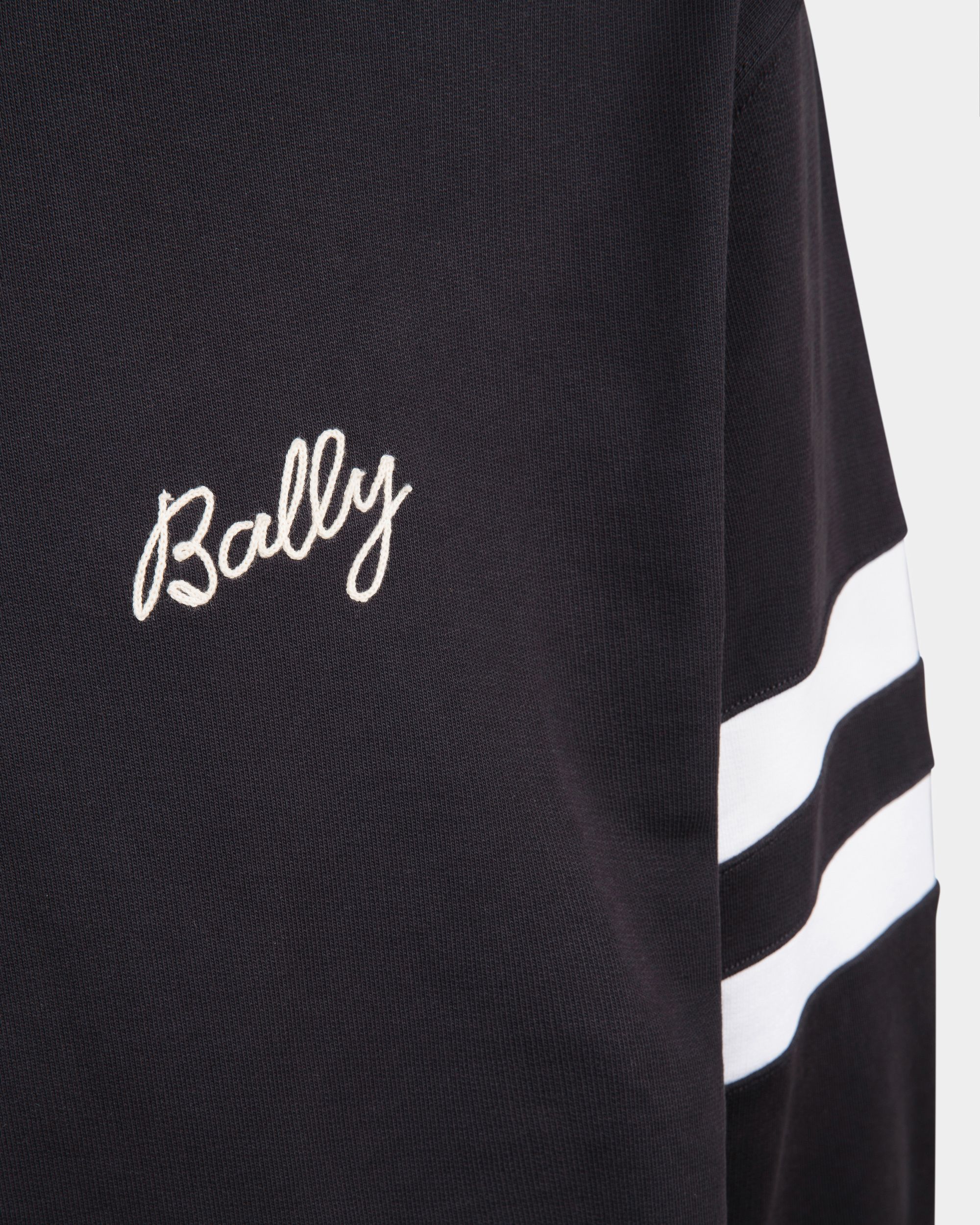 Polo Shirt in Navy Blue Cotton - Men's - Bally - 02