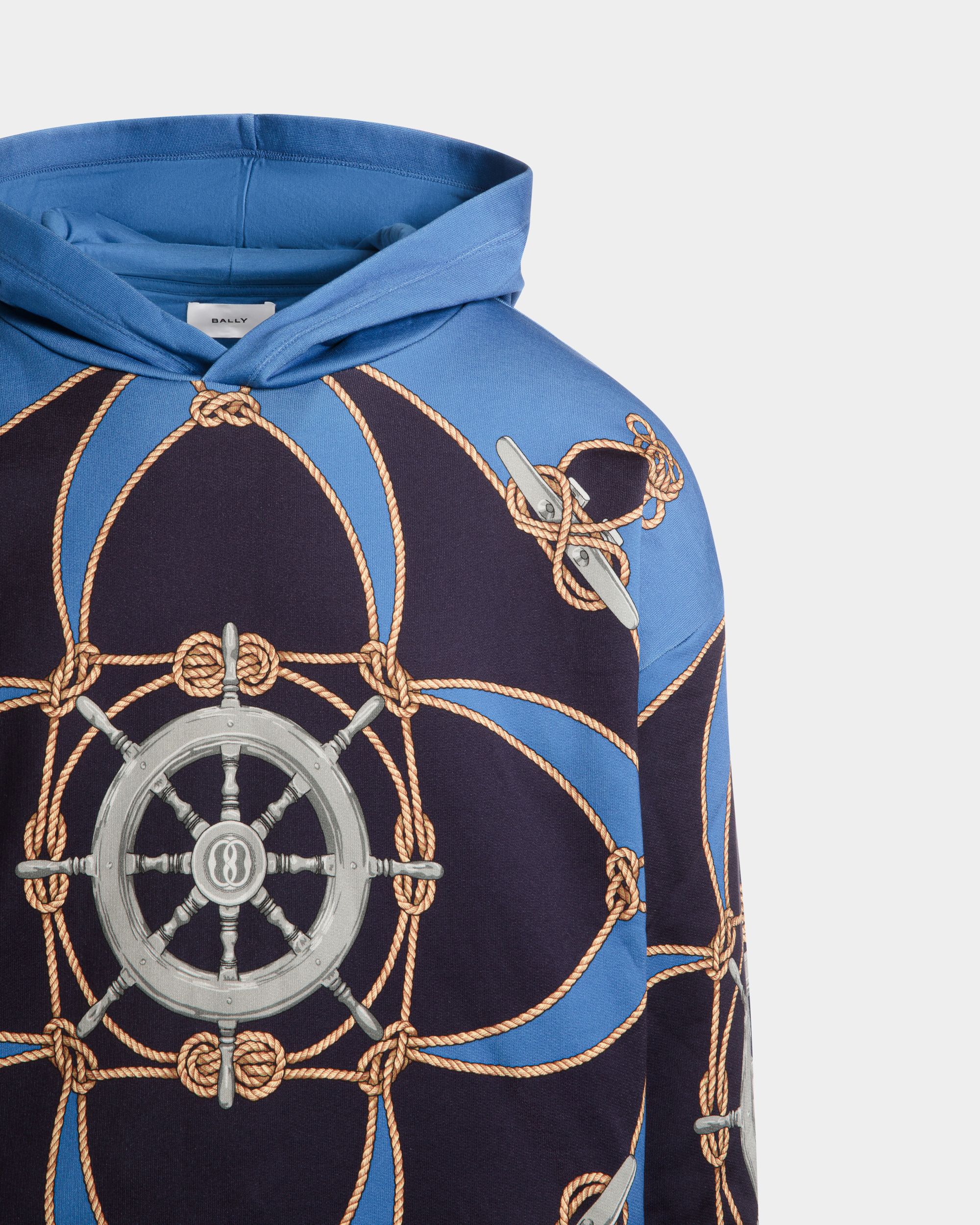 Sweatshirt in Blue Cotton - Men's - Bally - 02