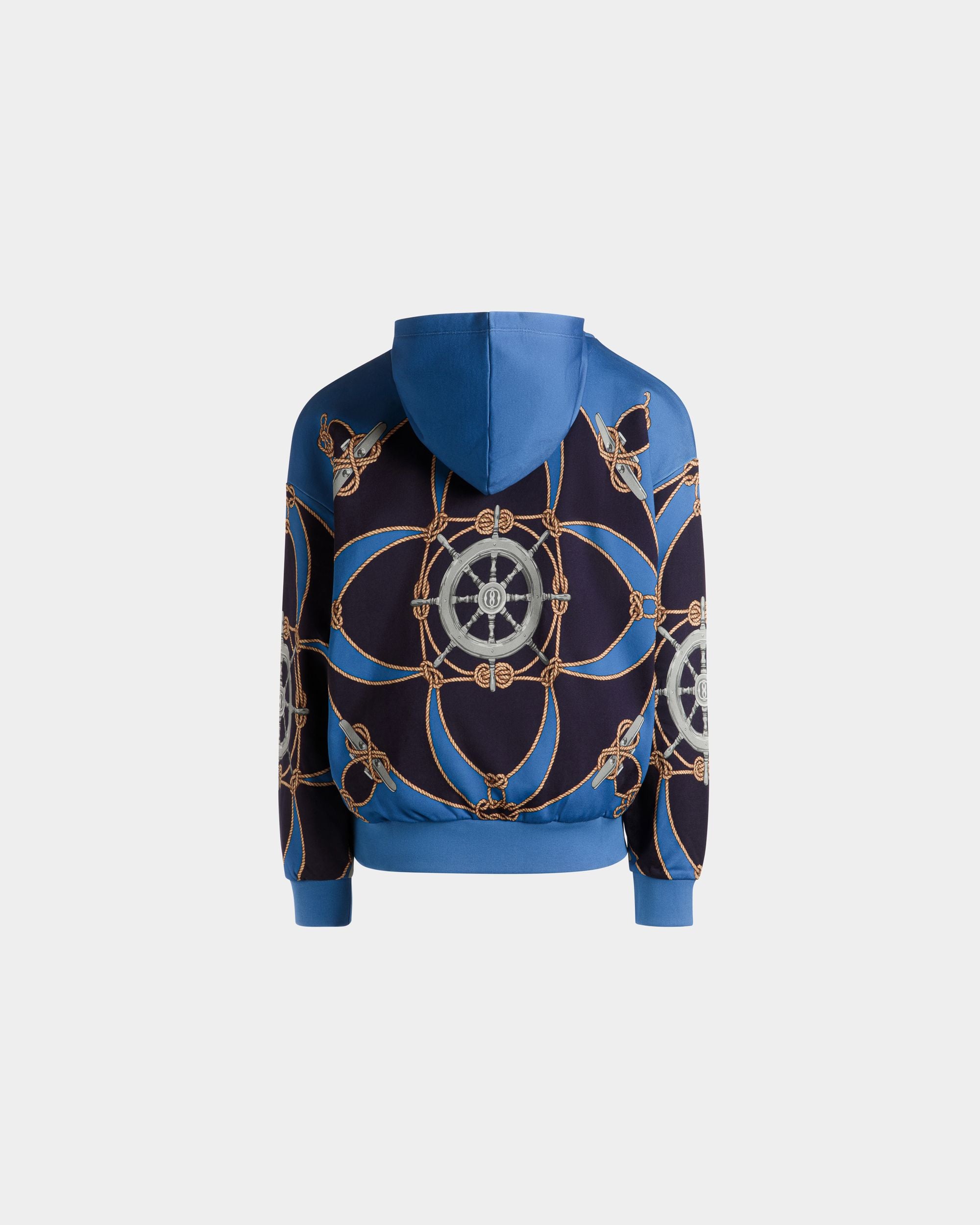 Sweatshirt in Blue Cotton - Men's - Bally - 03