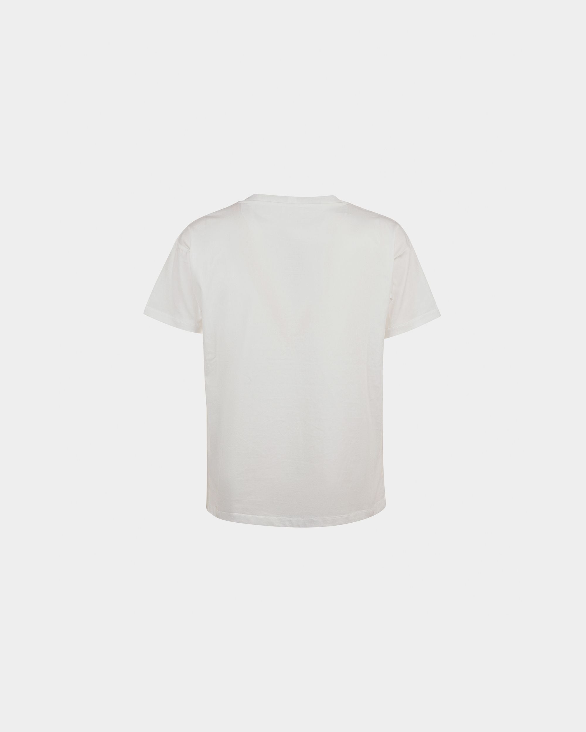 T-Shirt in White Cotton - Men's - Bally - 03