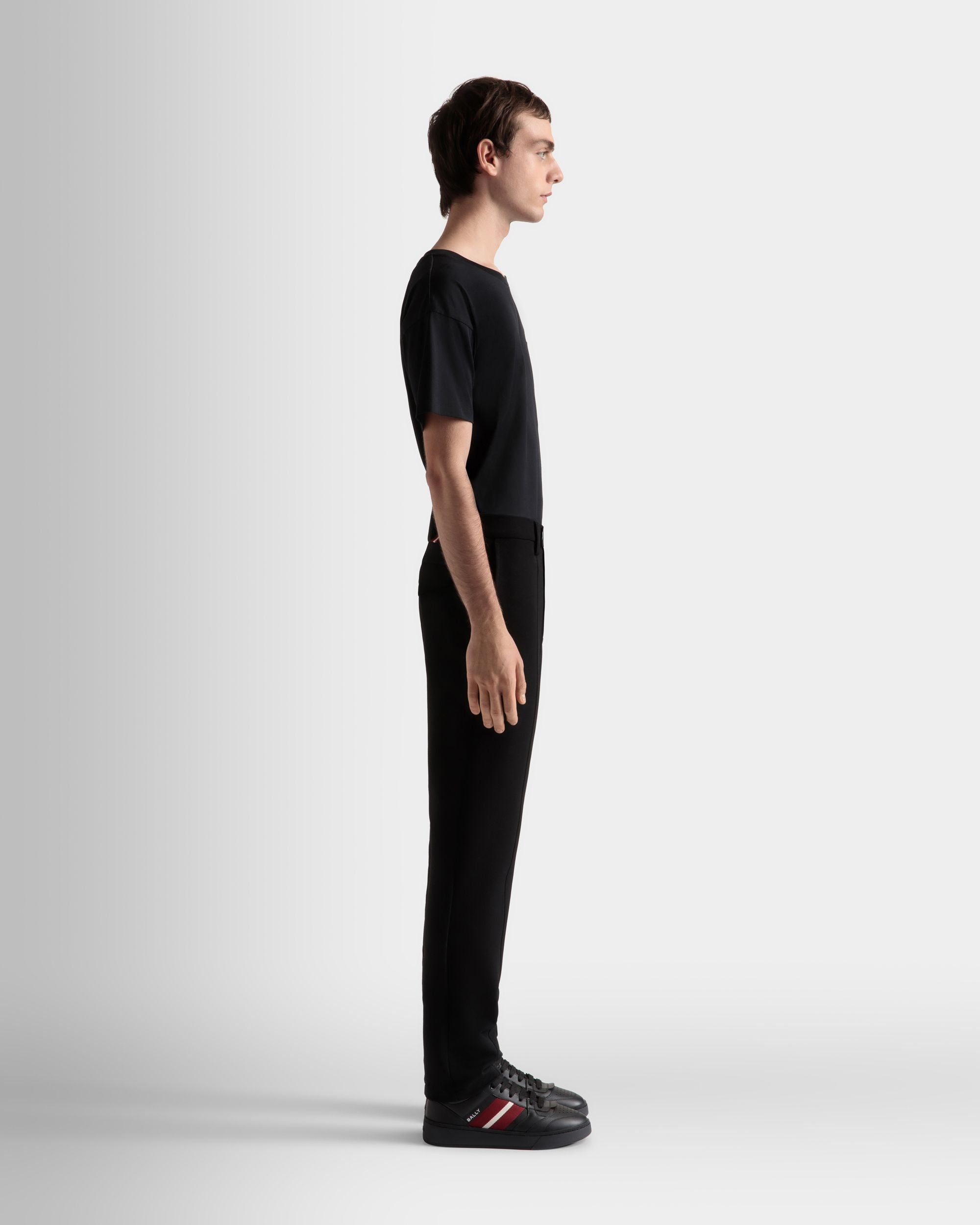 Pants In Black - Men's - Bally - 05