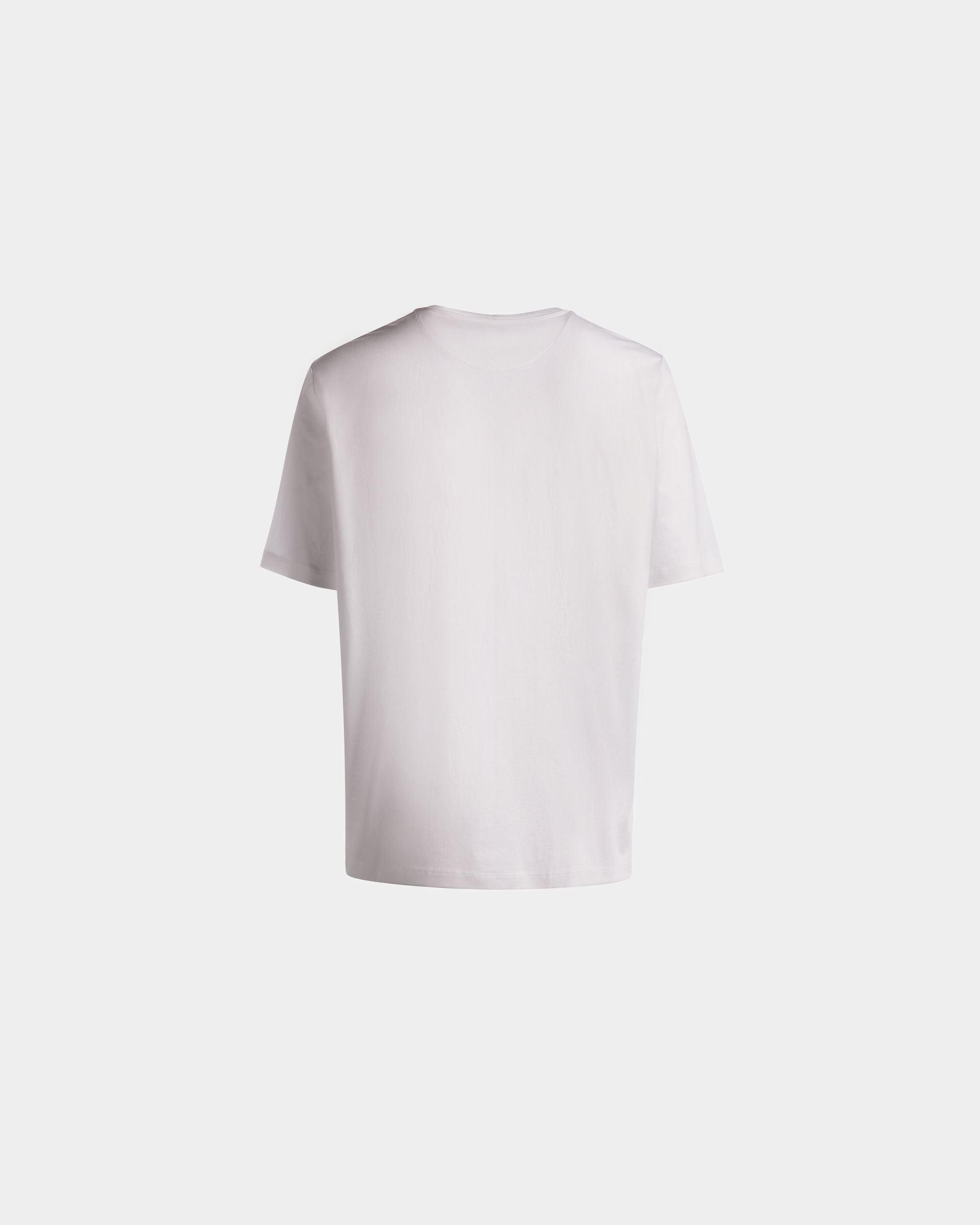 T-Shirt in White Cotton - Men's - Bally - 07