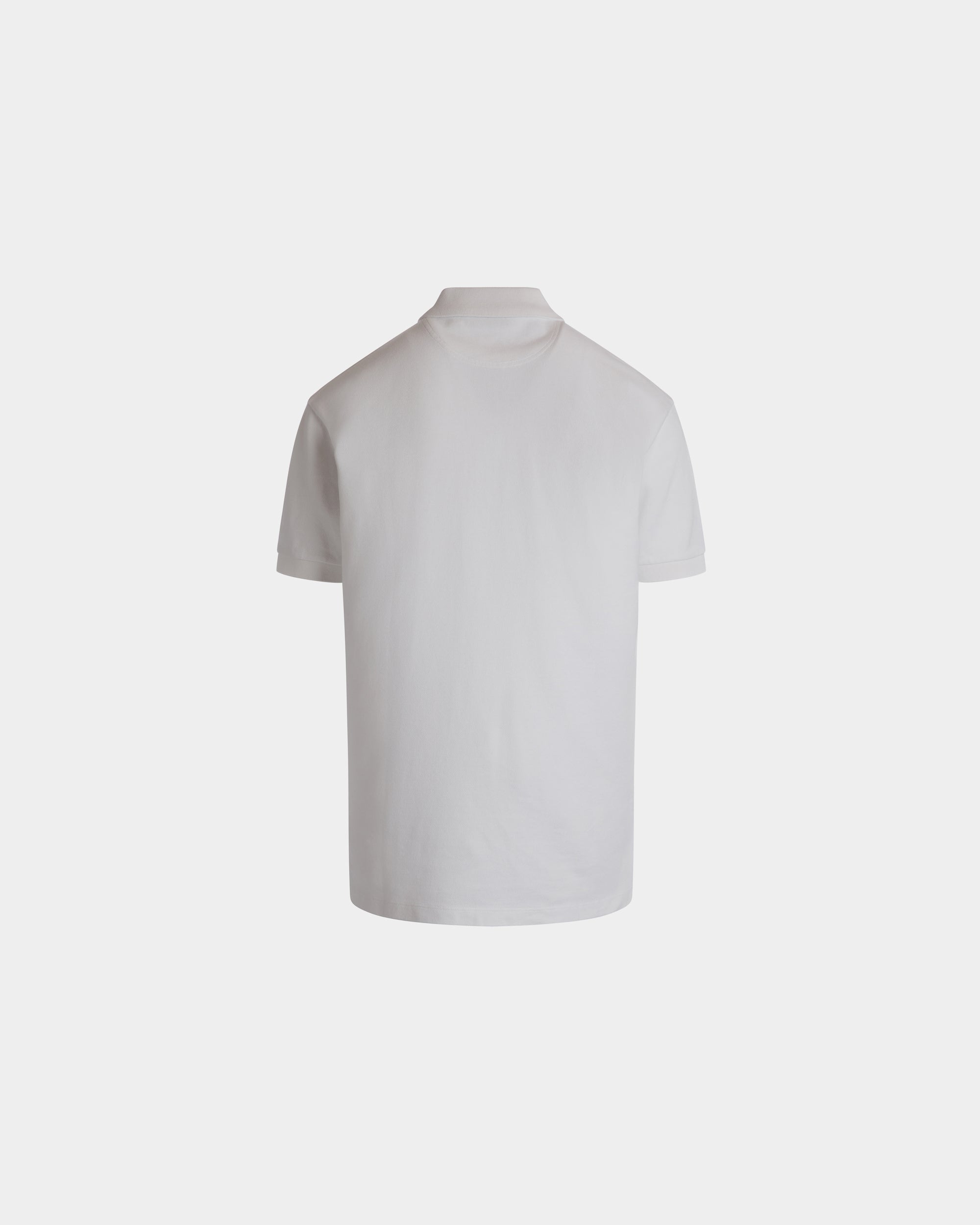 Polo Shirt in White Cotton - Men's - Bally - 07