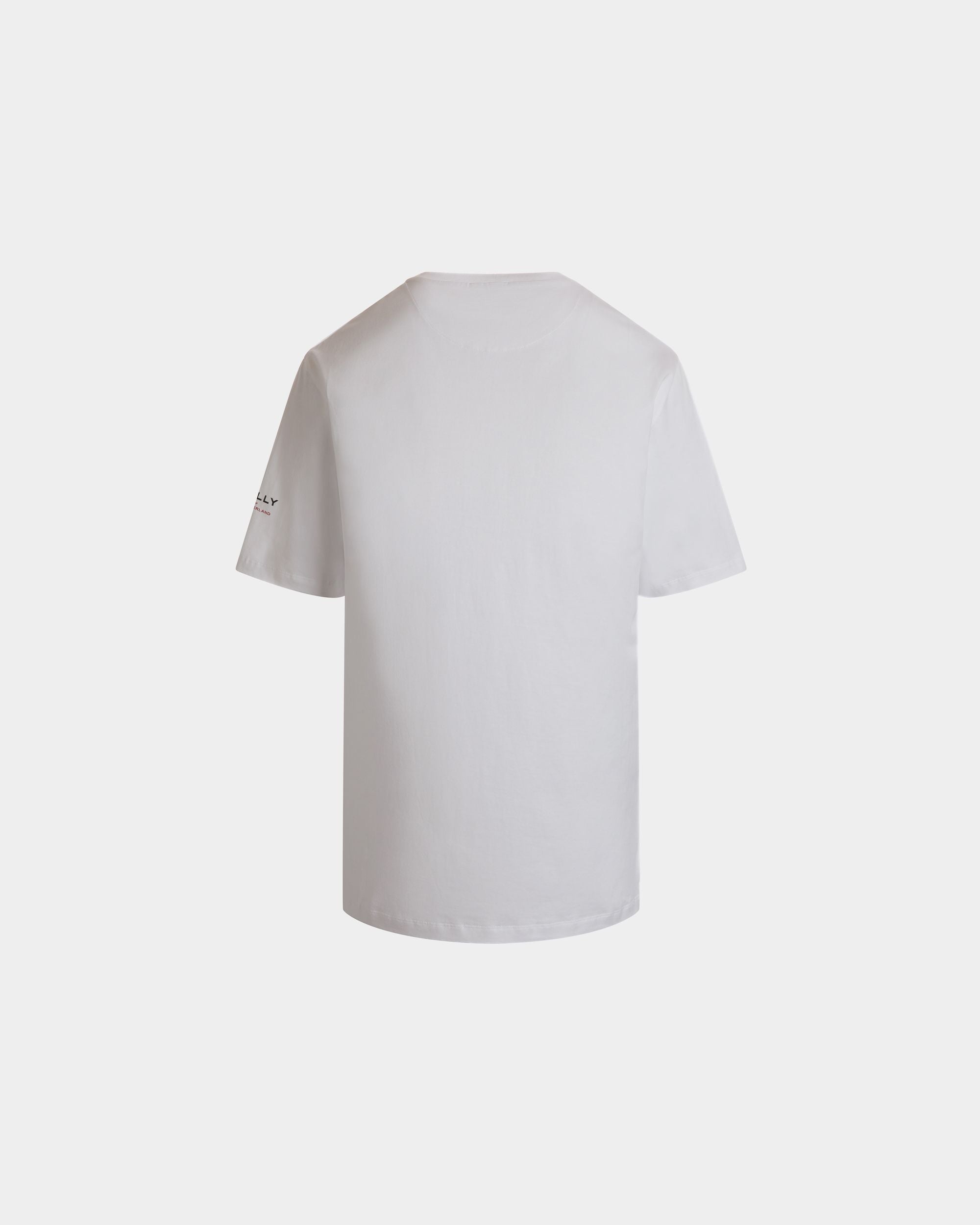 T-Shirt in White Cotton - Men's - Bally - 07