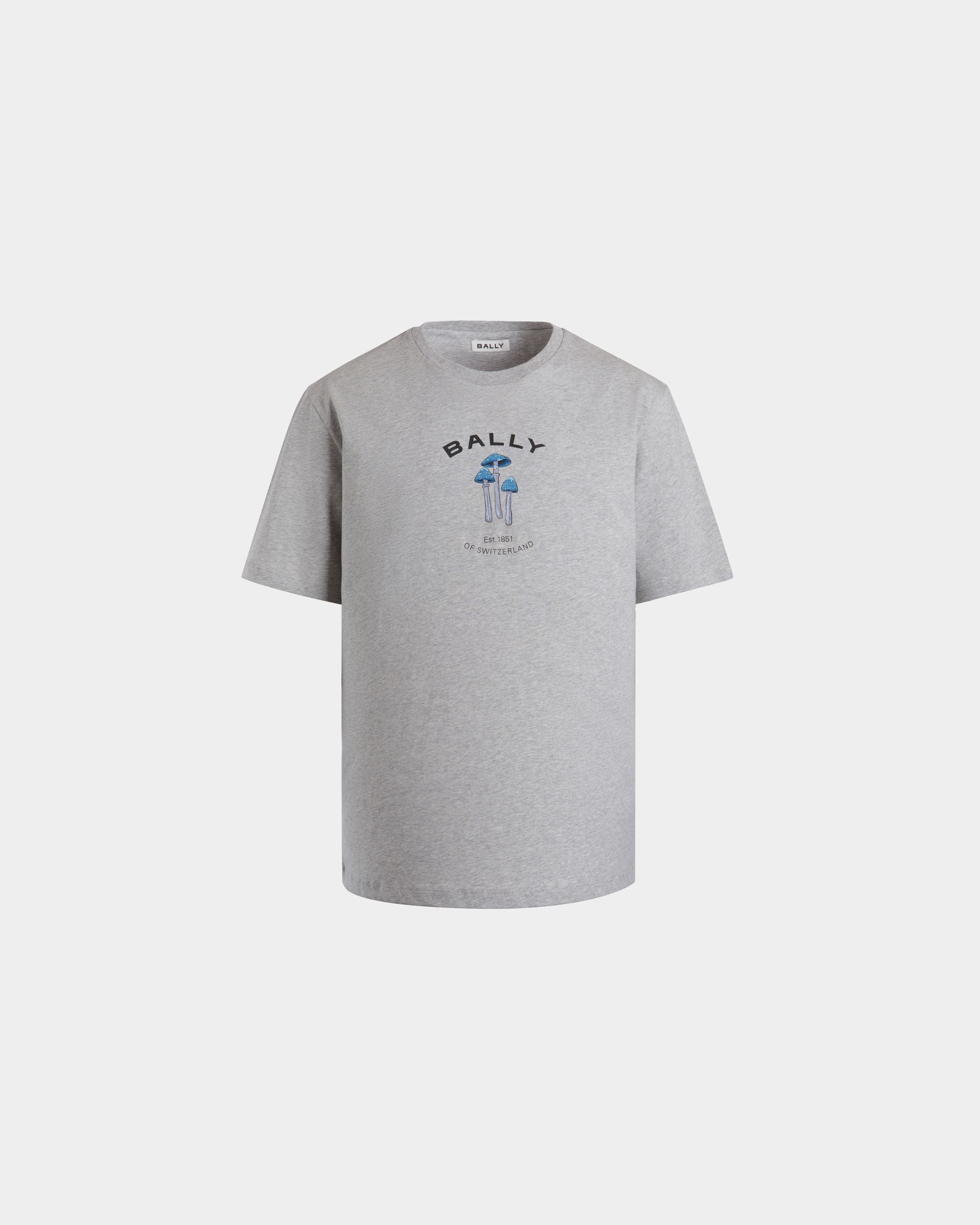 Cutsew T-Shirt In Grey Cotton - Men's - Bally - 01