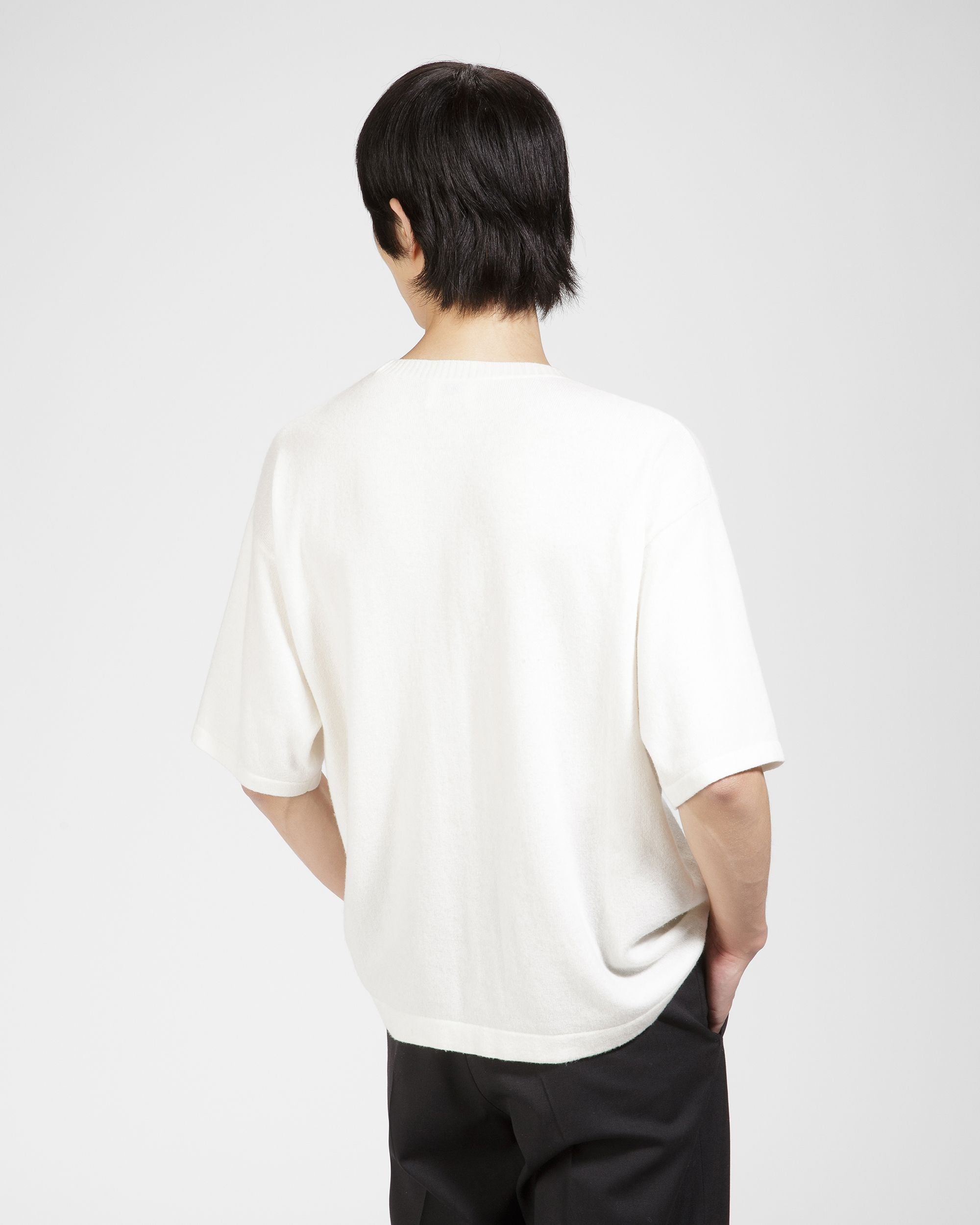 Cashmere Knitted T-Shirt - Men's - Bally - 02