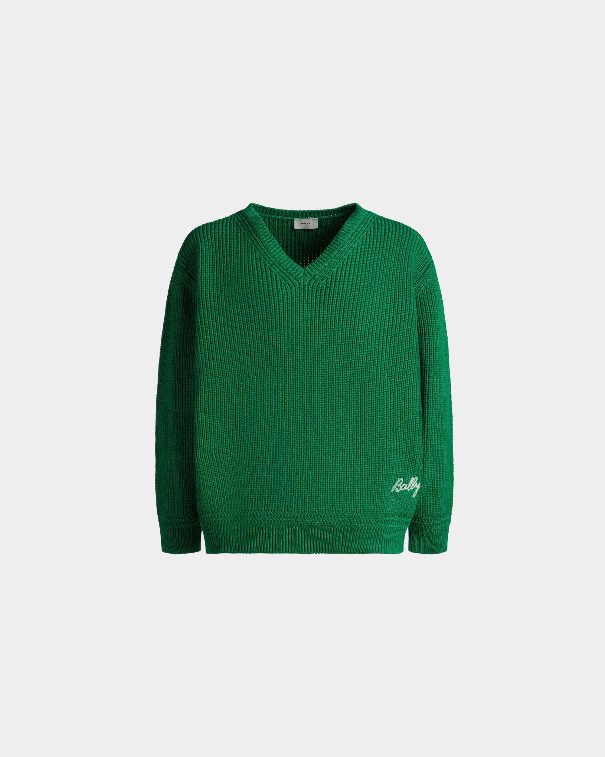 V-Neck in Cotton - Men's - Bally - 01