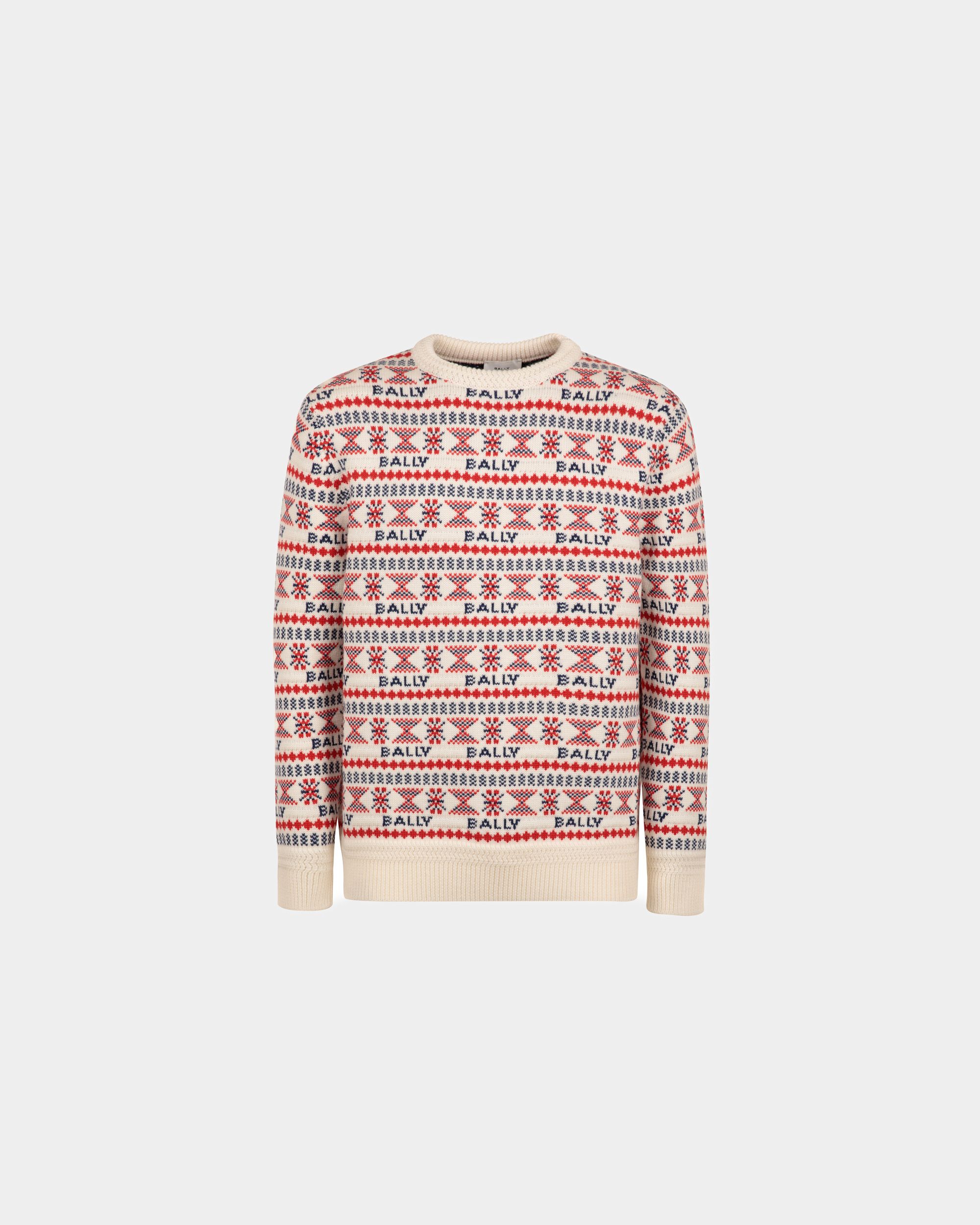Sweater In Multicolor Wool - Men's - Bally - 01