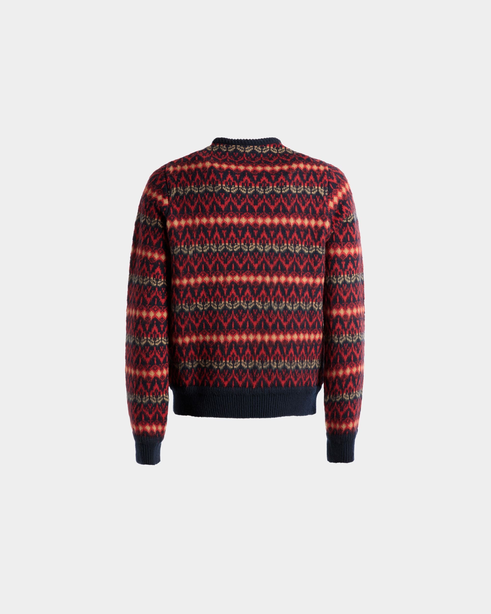 Crewneck Sweater In Multicolor Wool - Men's - Bally - 07