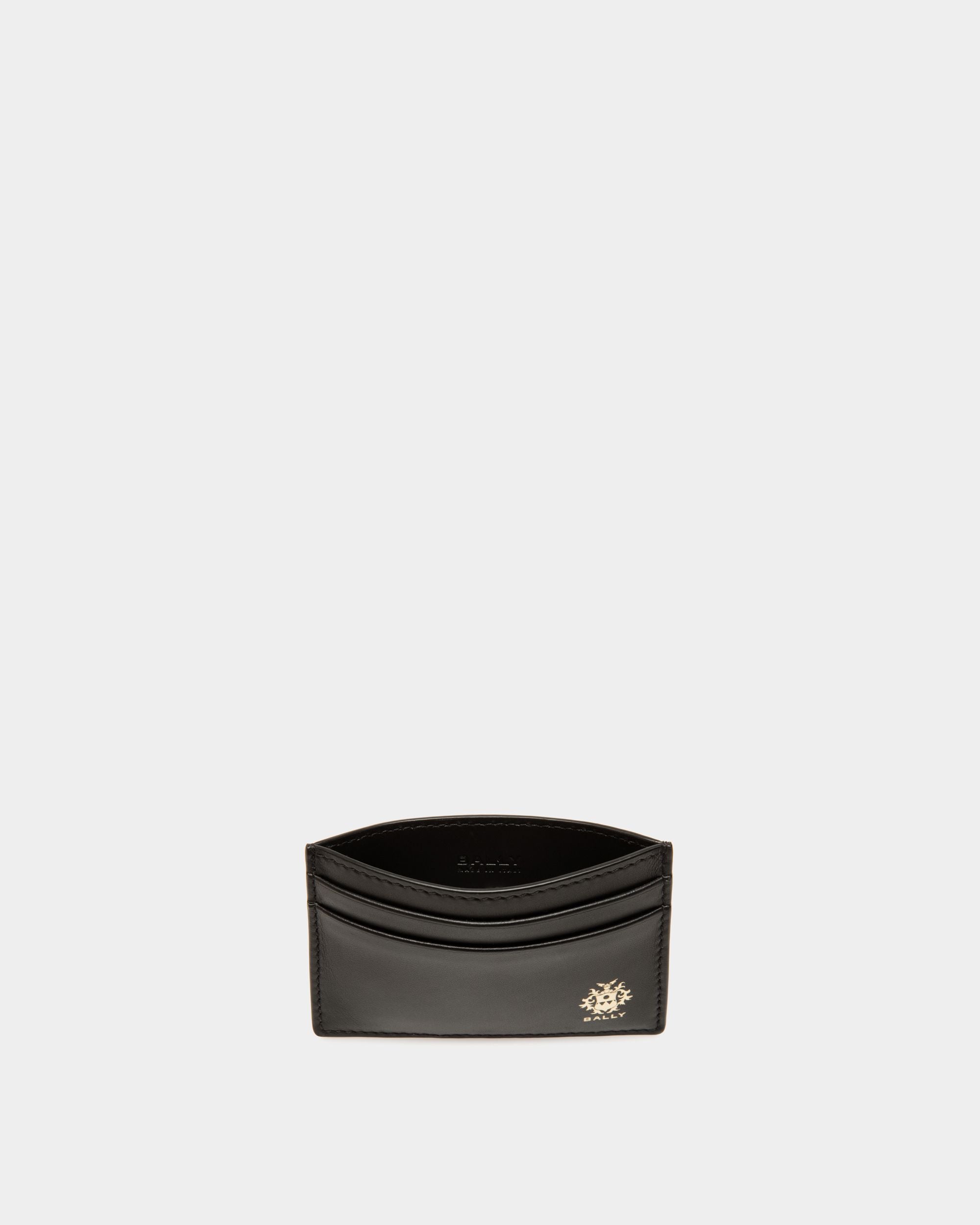 Beckett Card Holder in Black Leather - Men's - Bally - 03