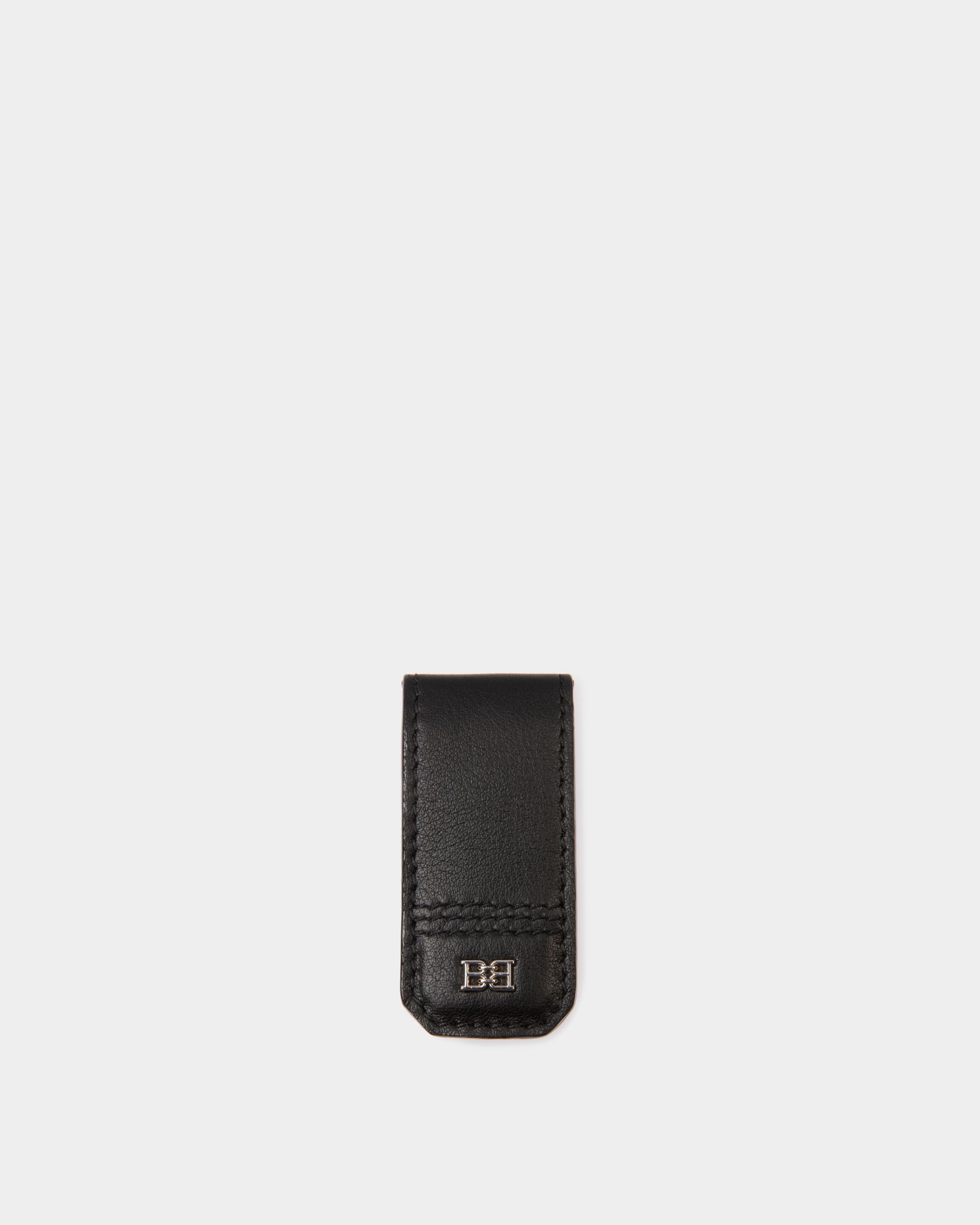 Bernet Leather Money Clip In Black - Men's - Bally - 01