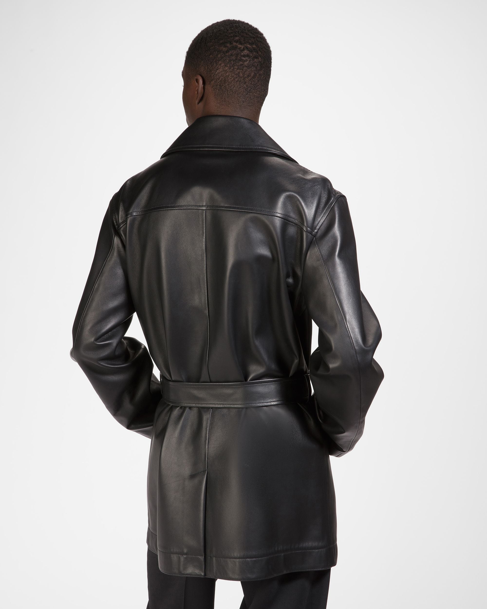Leather Coat - Men's - Bally - 04