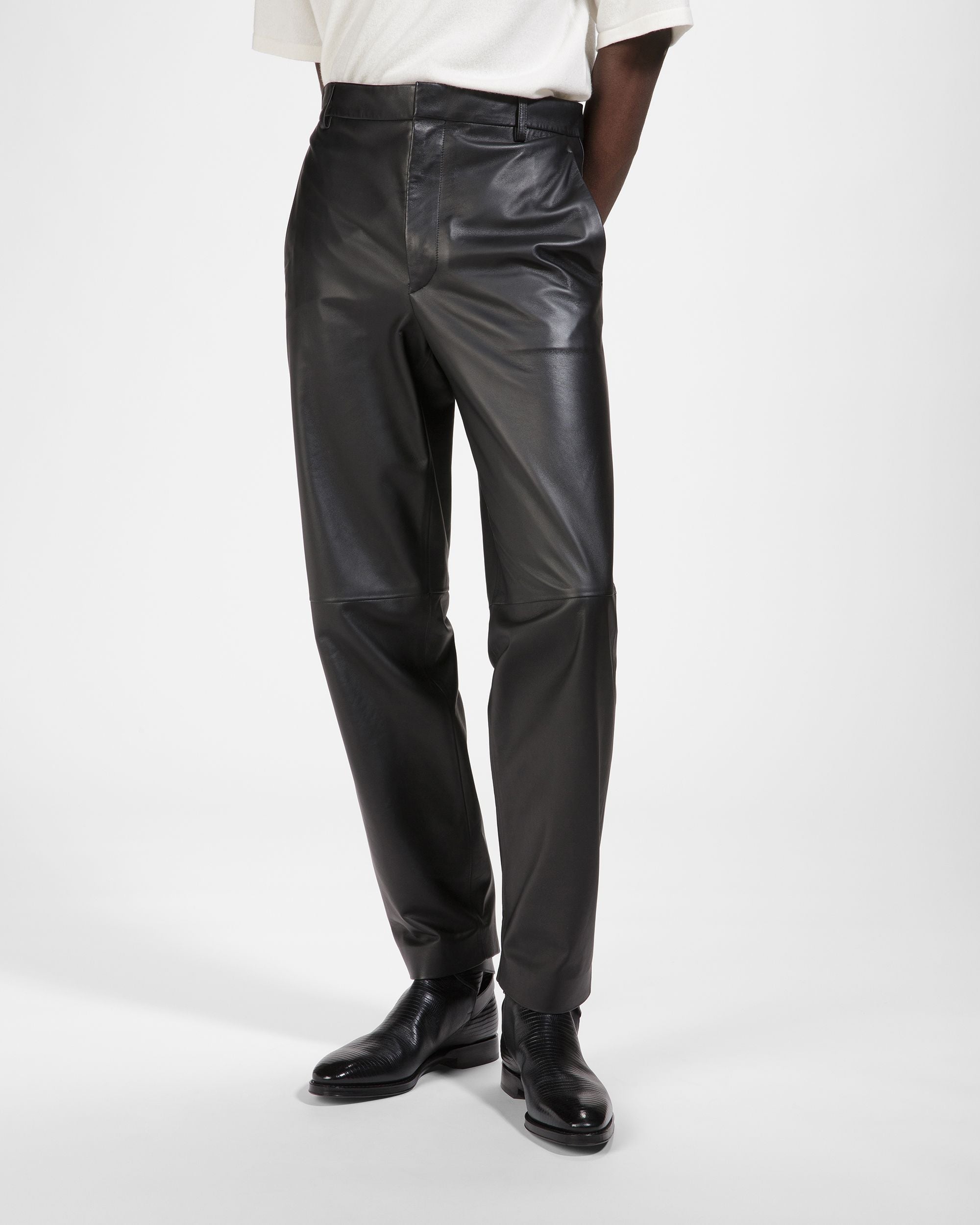 Leather Pants - Men's - Bally - 04
