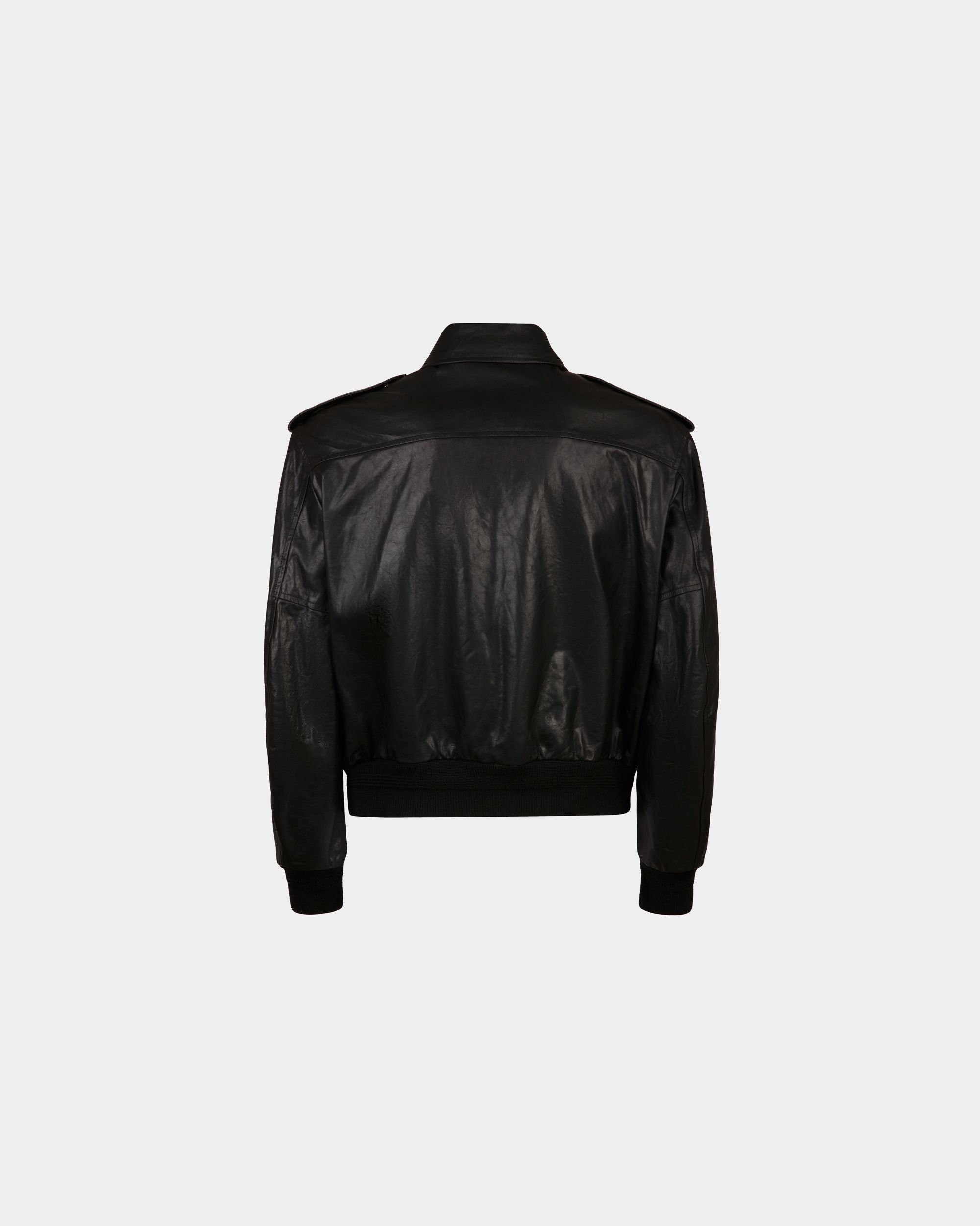 Blouson In Black Leather - Men's - Bally - 03
