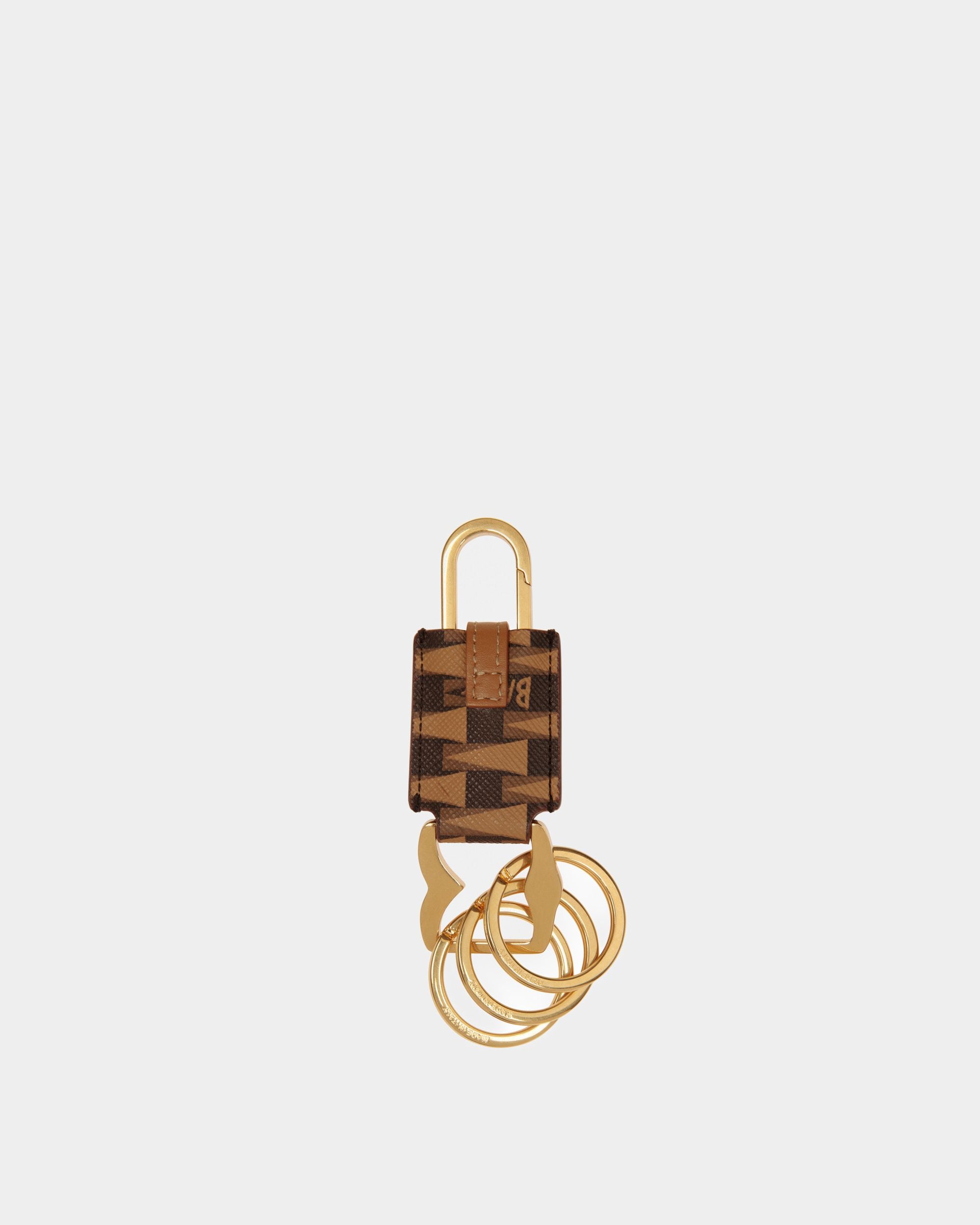 Pennant Key Holder In Desert TPU - Men's - Bally - 02