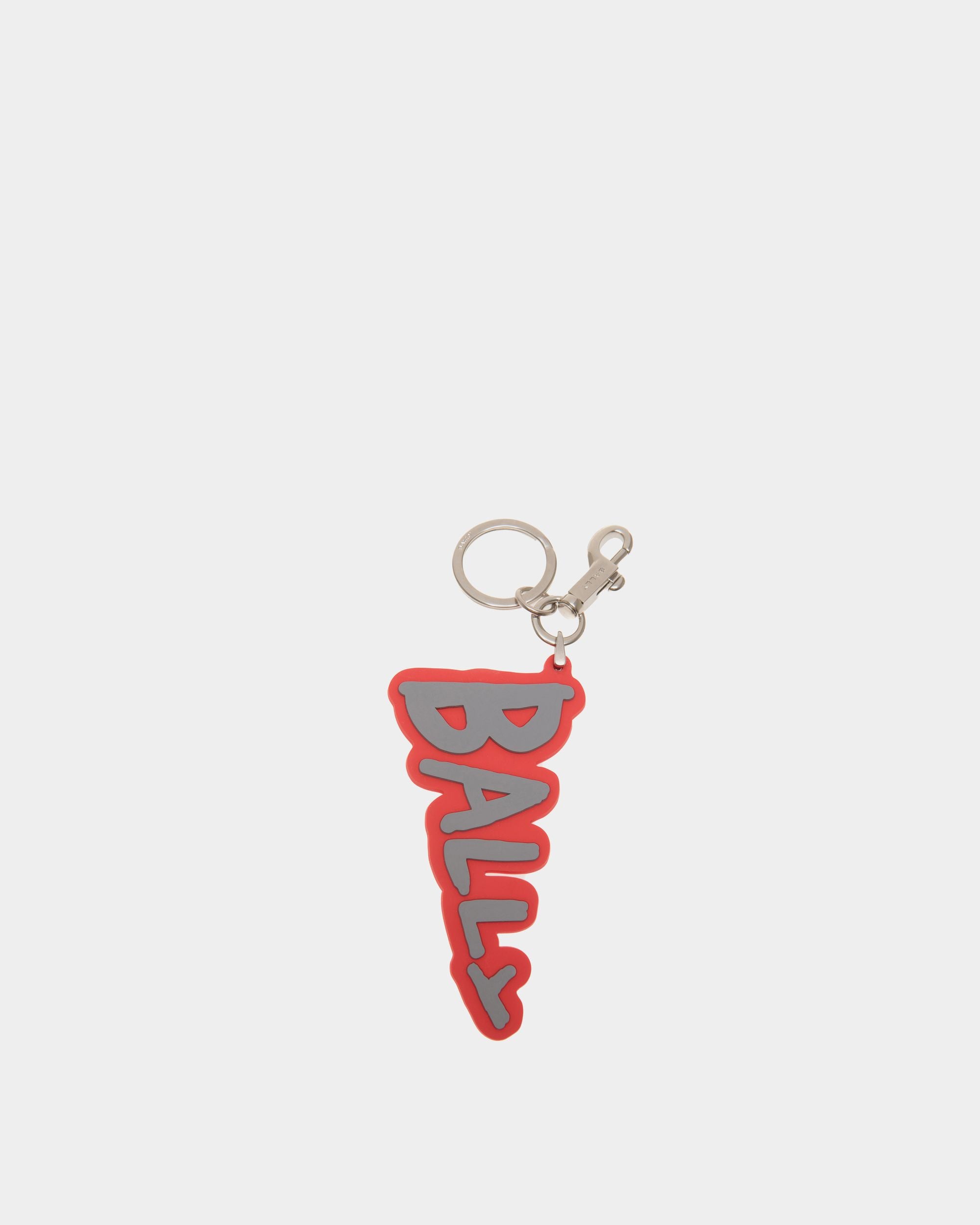Pennant Keyring in Silicone and Metal - Men's - Bally - 01