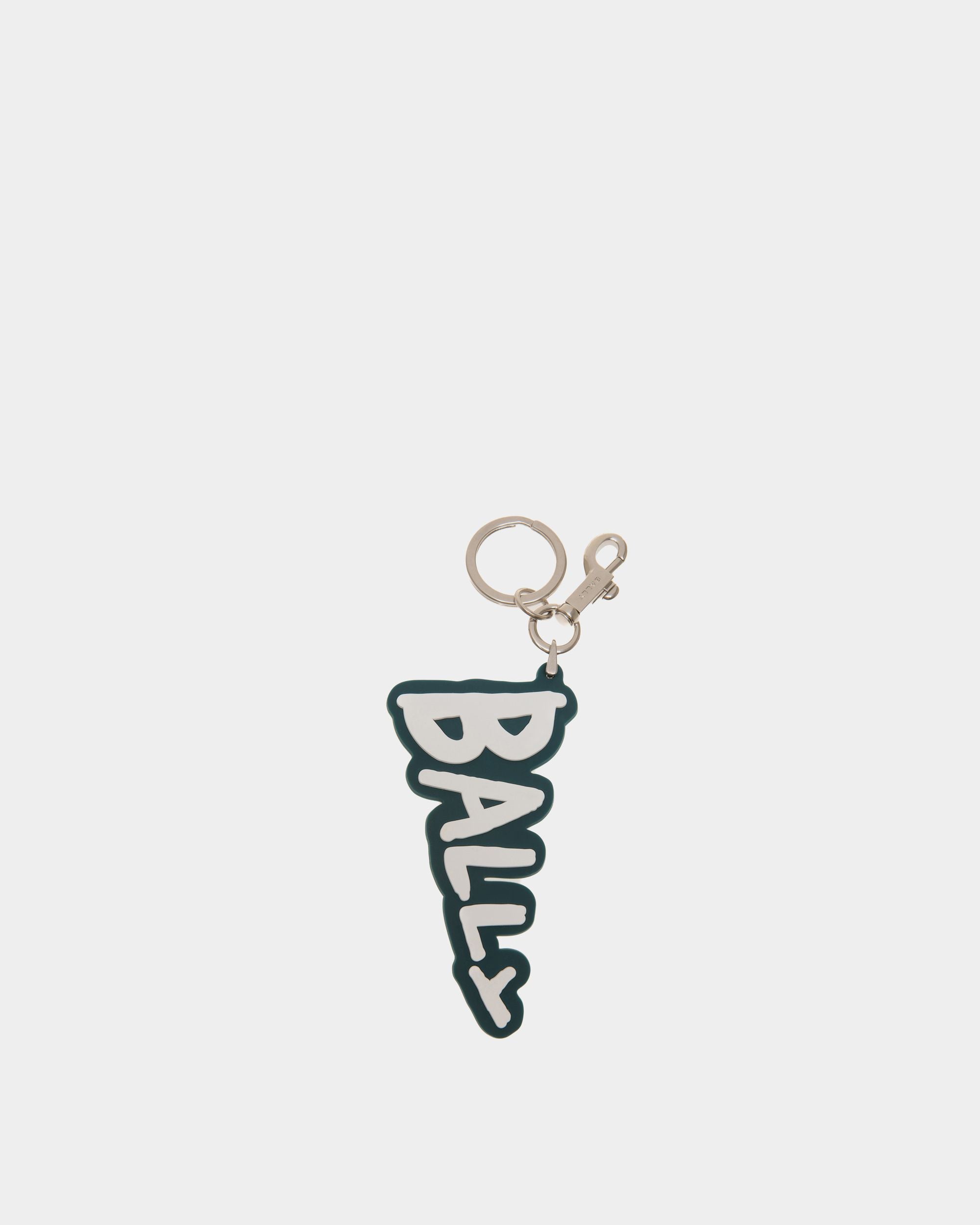 Pennant Keyring in Silicone and Metal - Men's - Bally - 01