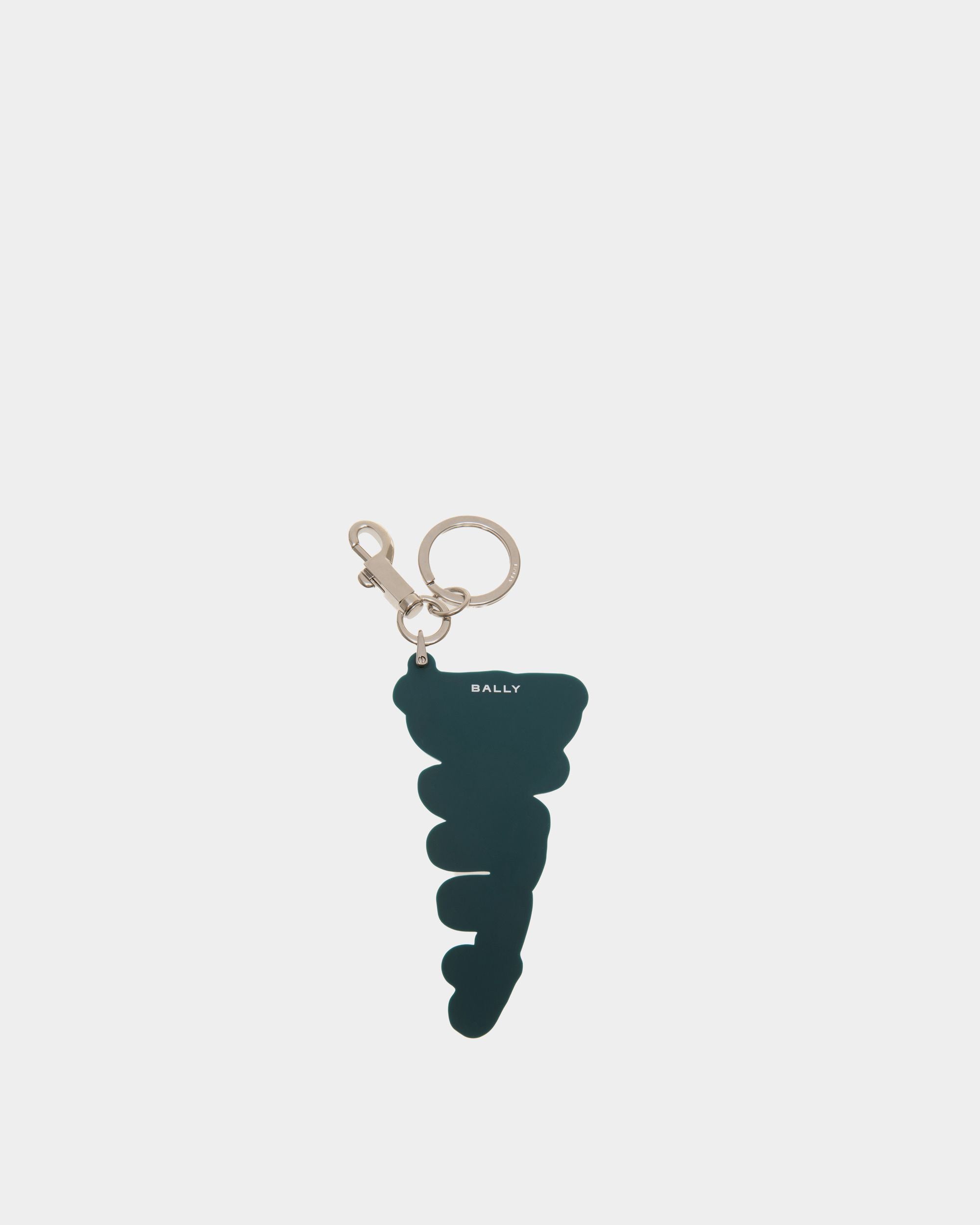 Pennant Keyring in Silicone and Metal - Men's - Bally - 02