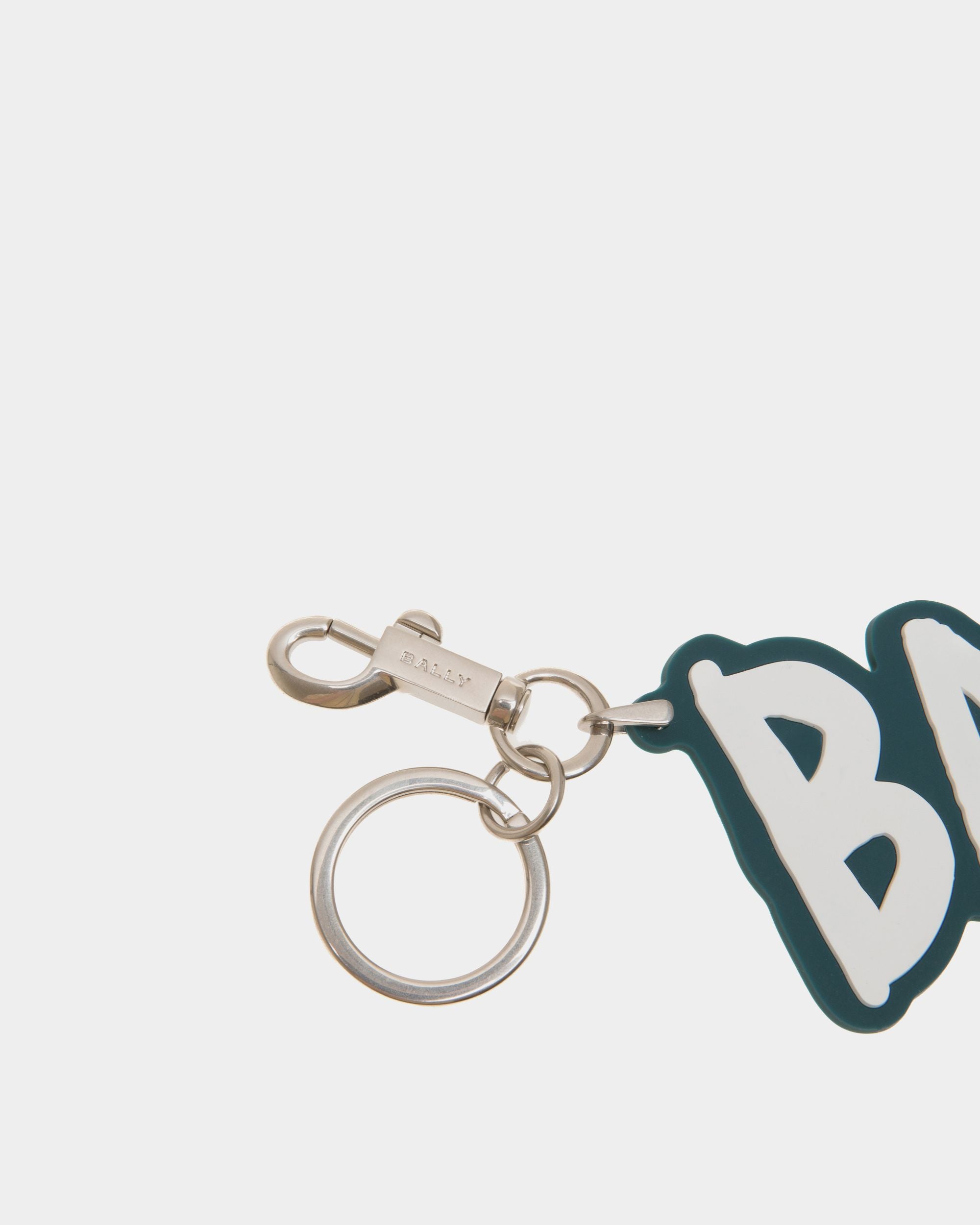 Pennant Keyring in Silicone and Metal - Men's - Bally - 03