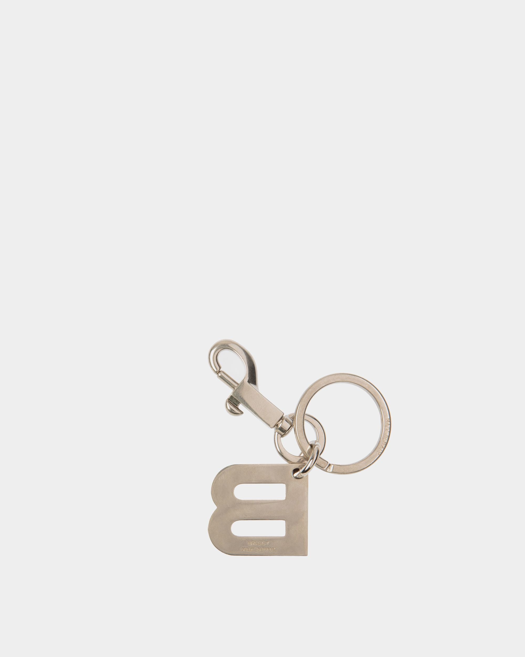 Key Holder In Silver Metal - Men's - Bally - 02