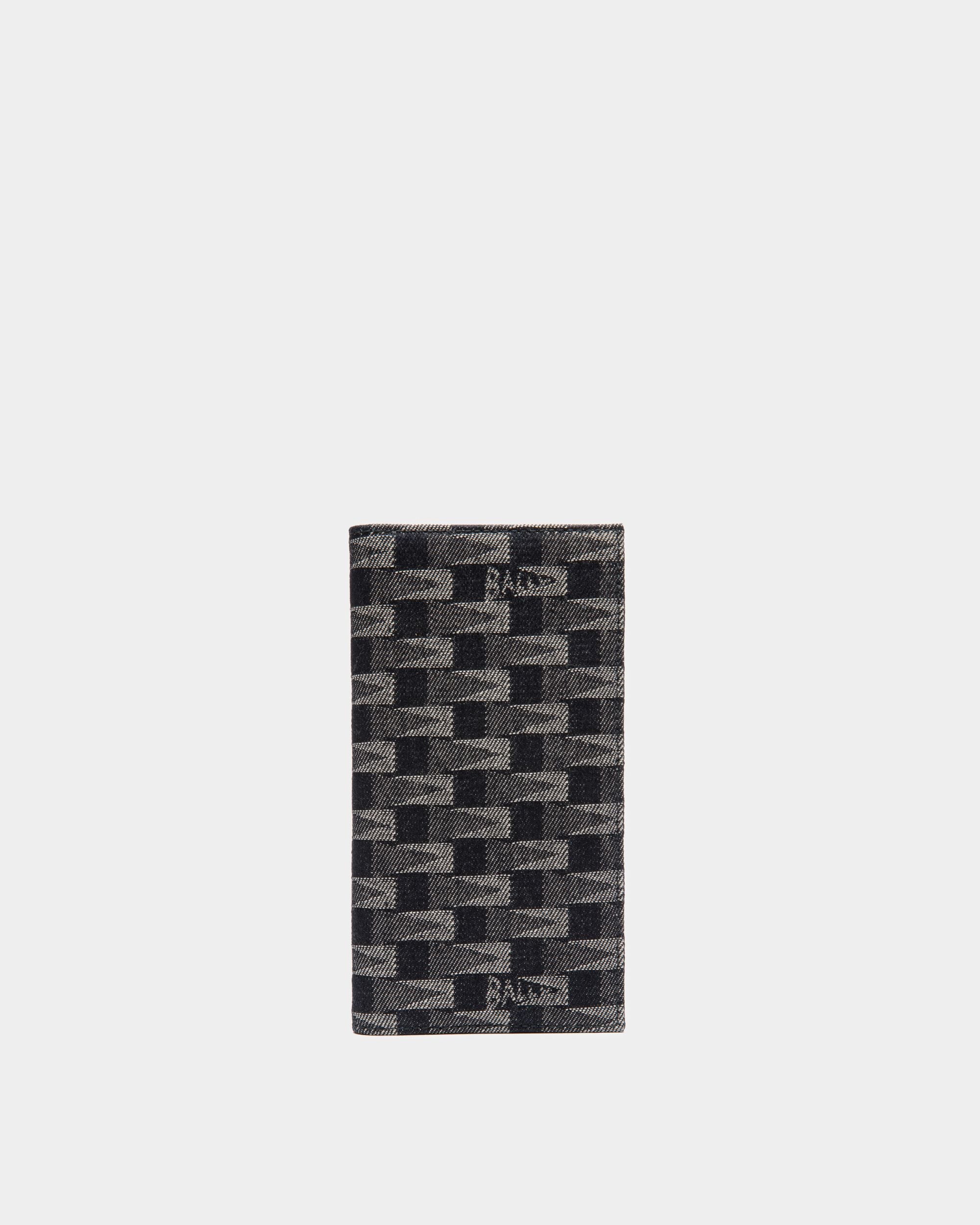 Pennant Continental Wallet in Denim - Men's - Bally - 01