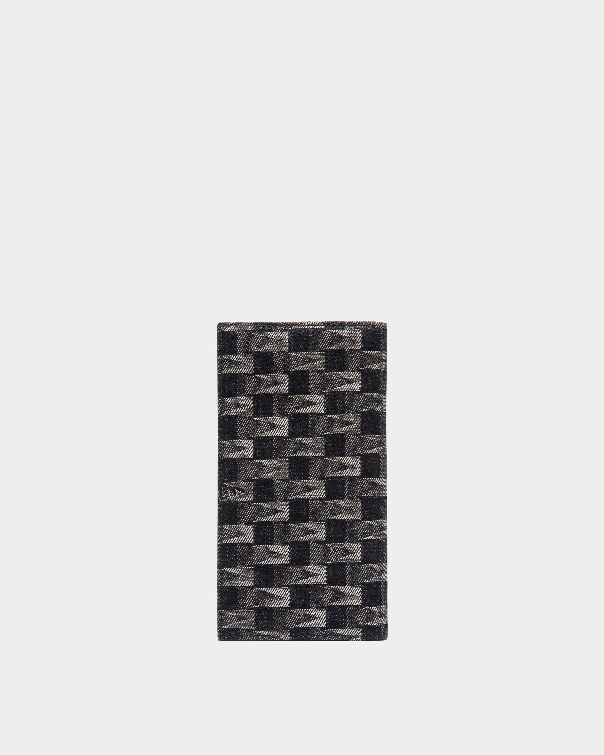 Pennant Continental Wallet in Denim - Men's - Bally - 02