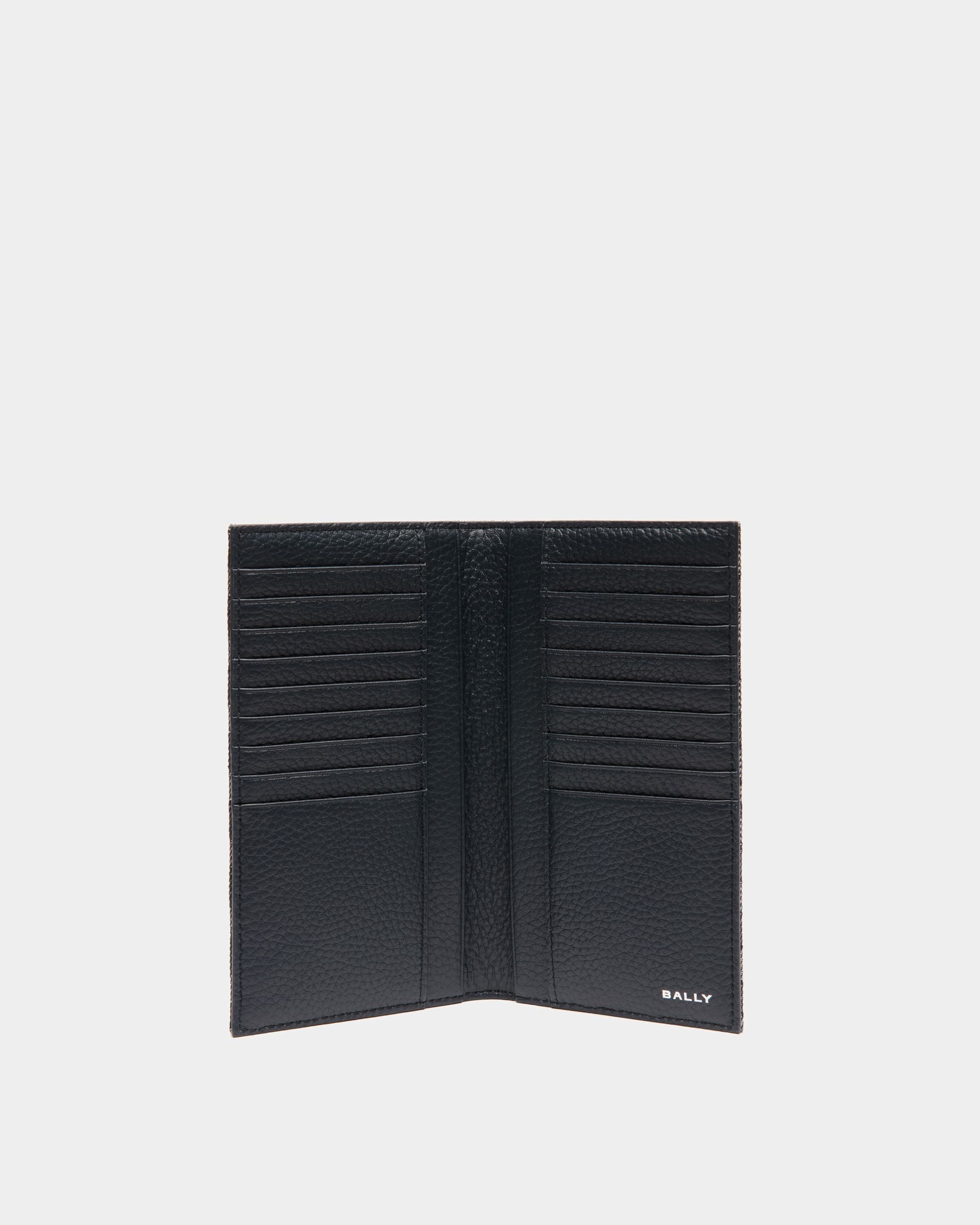 Pennant Continental Wallet in Denim - Men's - Bally - 03