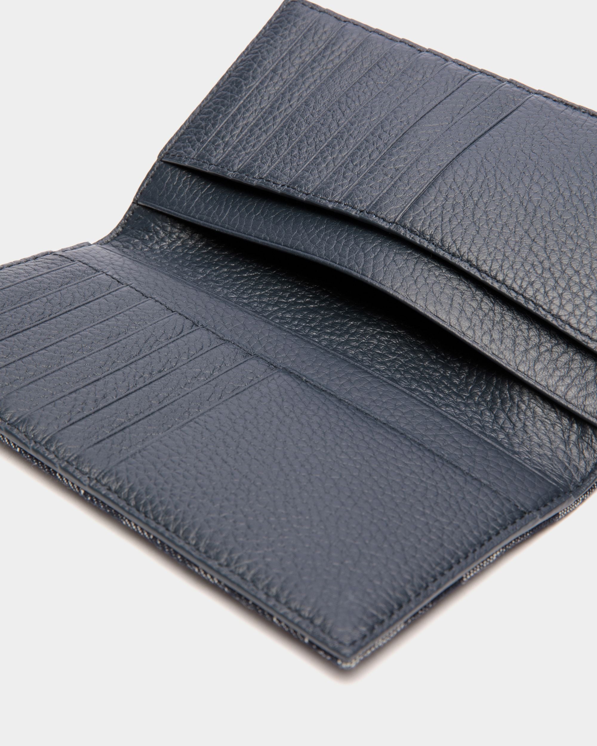 Pennant Continental Wallet in Denim - Men's - Bally - 04