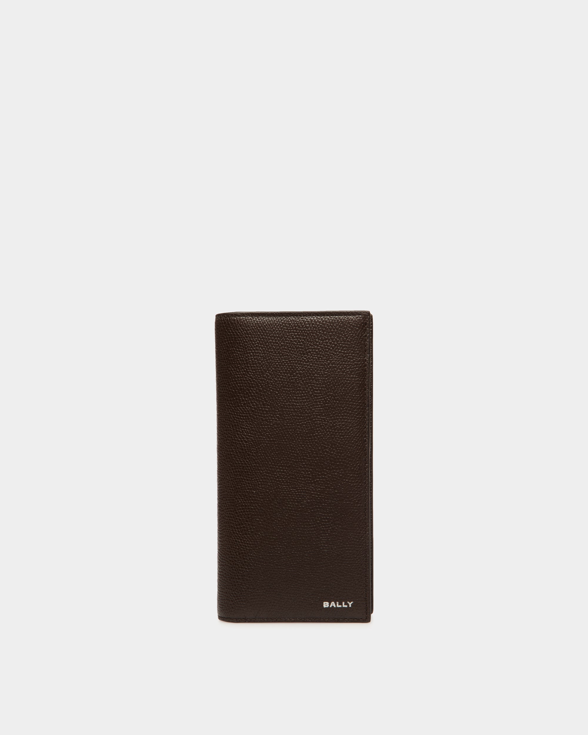 Flag Continental Wallet in Ebano Leather - Men's - Bally - 01