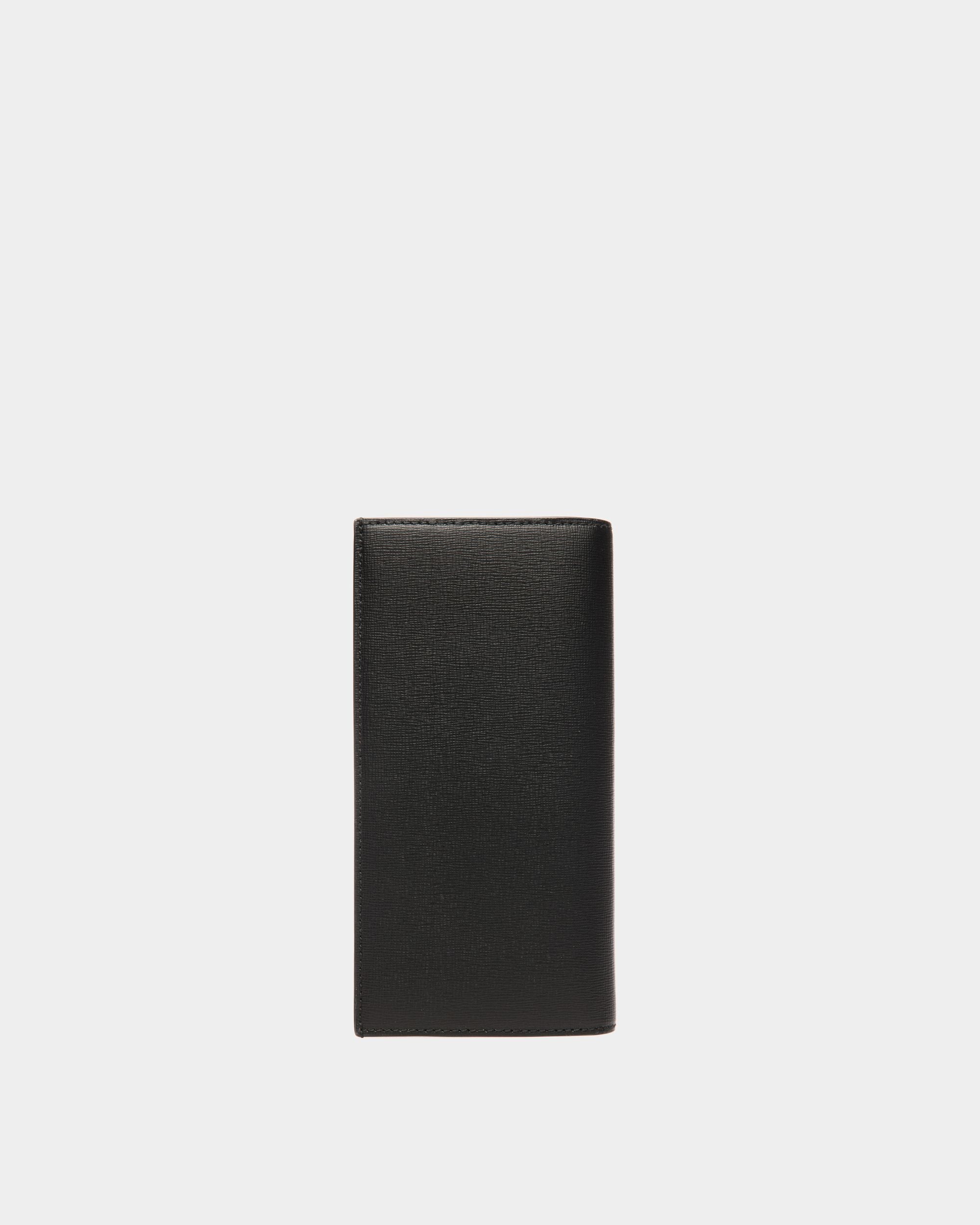 Mythos Continental Wallet In Black Recycled Leather - Men's - Bally - 02