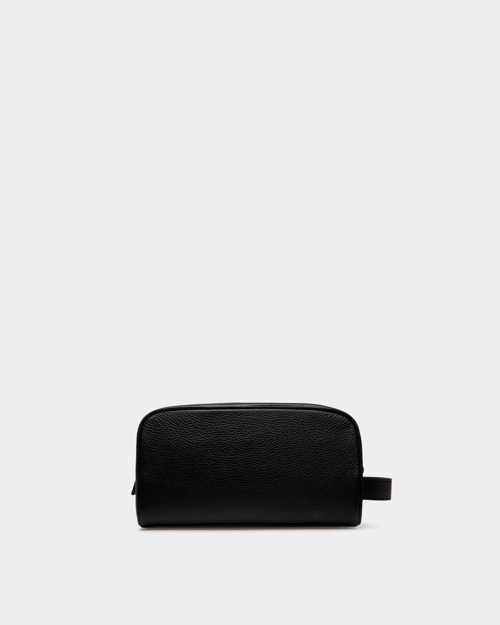 Ribbon Necessaire In Black Leather - Men's - Bally - 02