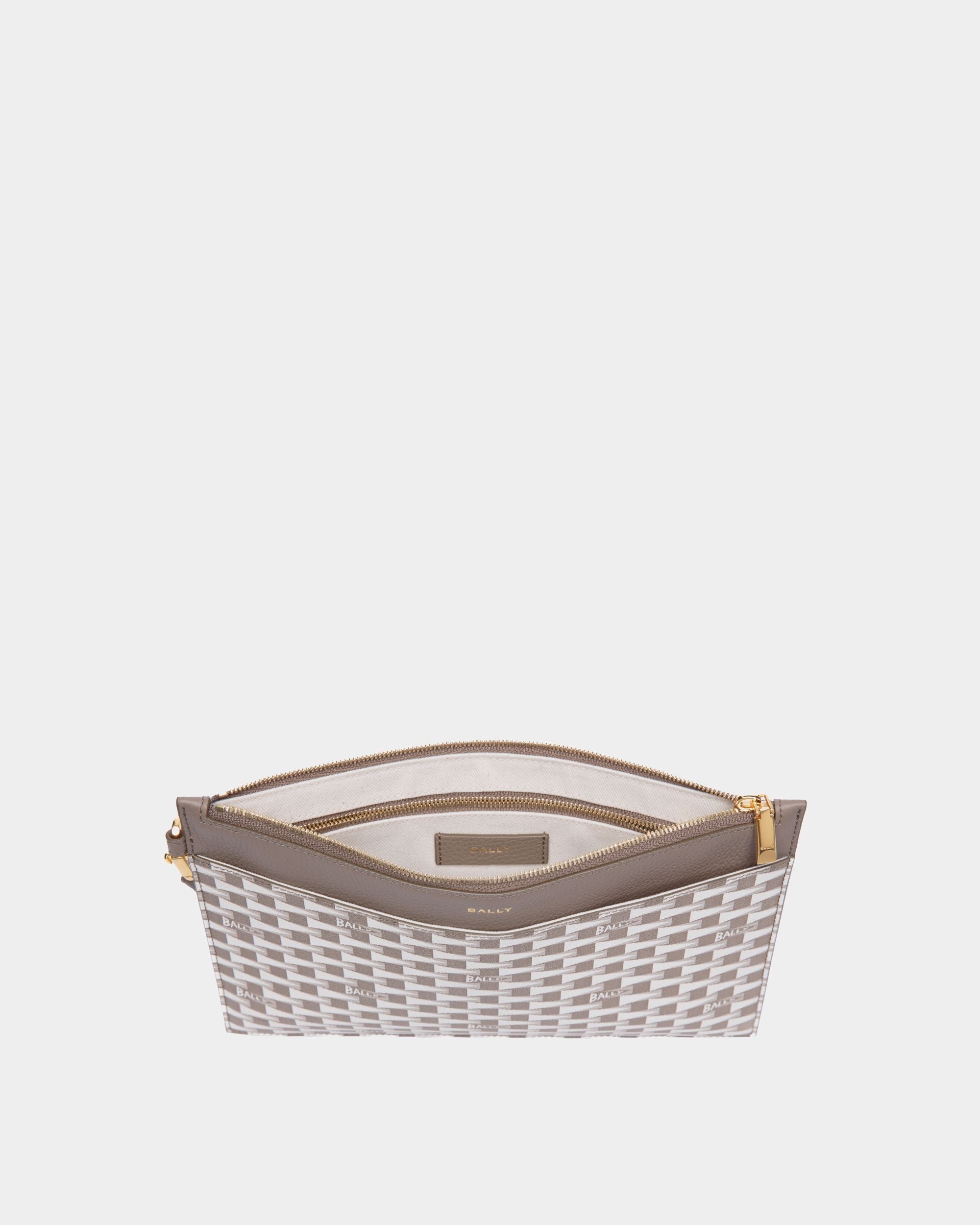 Pennant Pochette In Brown Pennant Tpu And Leather - Men's - Bally - 03