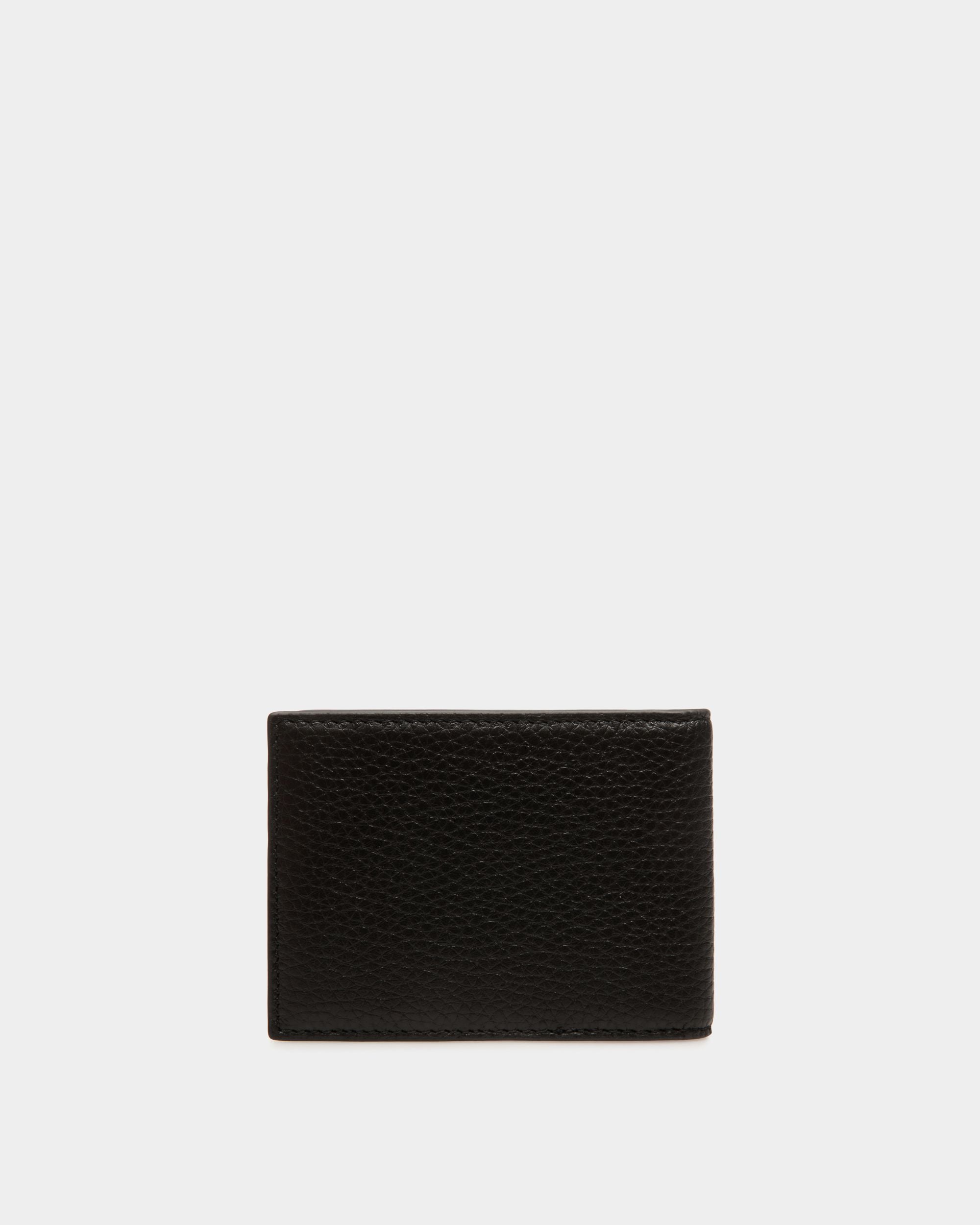 Ribbon Bifold Wallet in Black Leather - Men's - Bally - 02