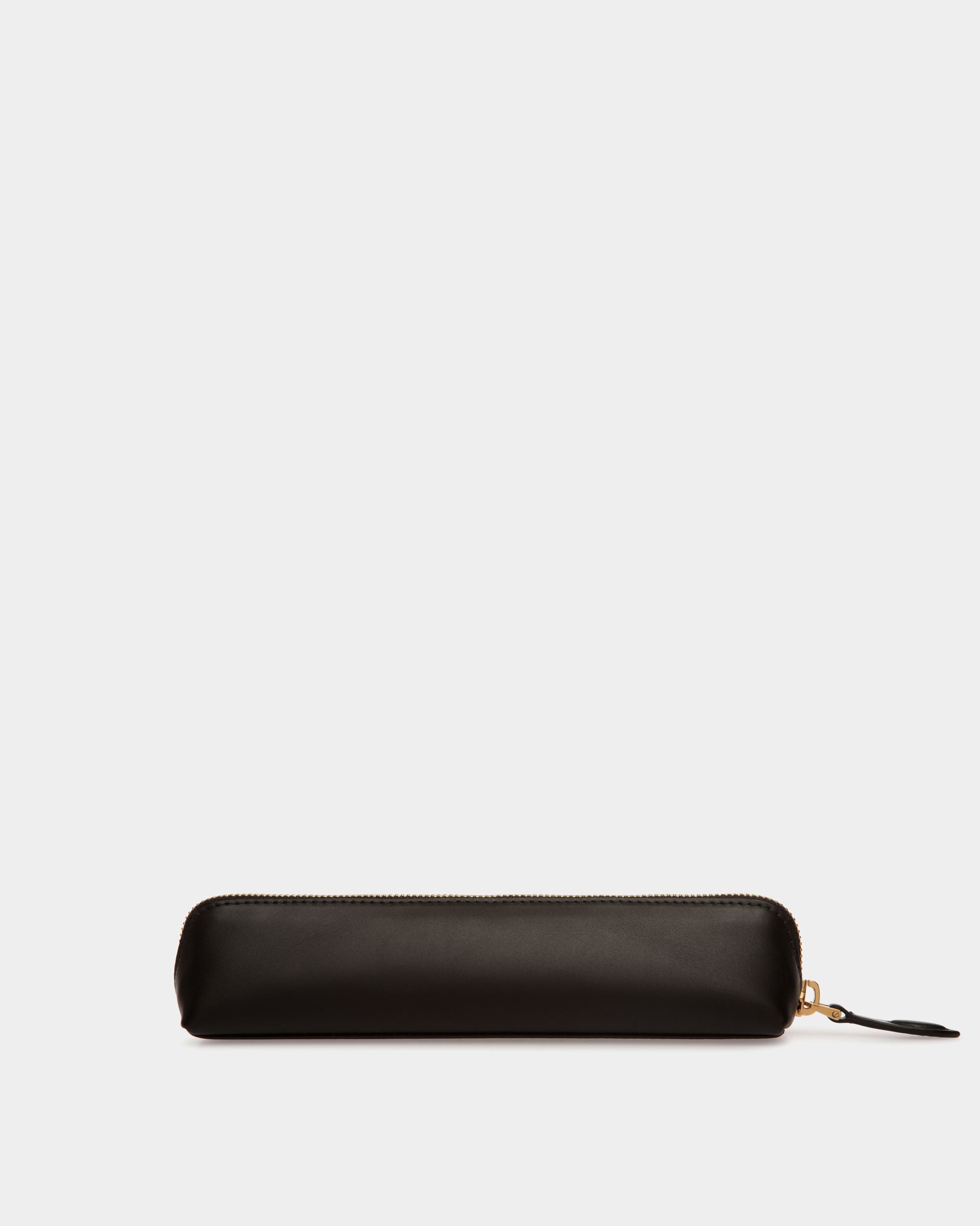 Beckett Pencil Case in Black Leather - Men's - Bally - 02