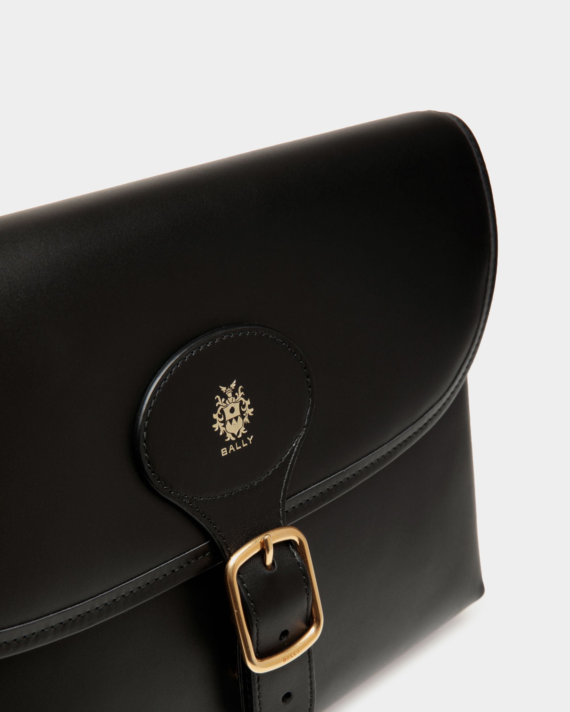 Beckett Pochette in Black Leather - Men's - Bally - 04
