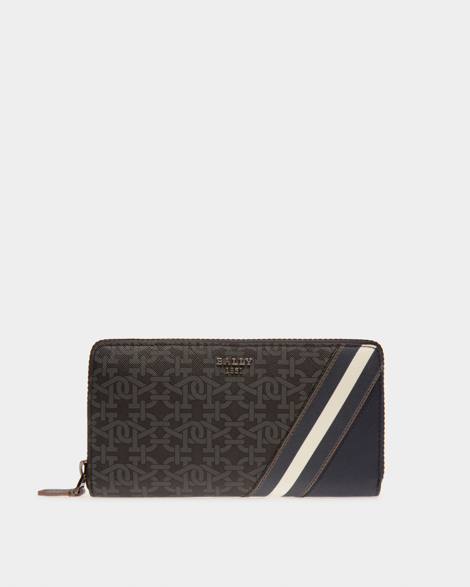 Balen Tpu Travel Wallet In Grey - Men's - Bally - 01