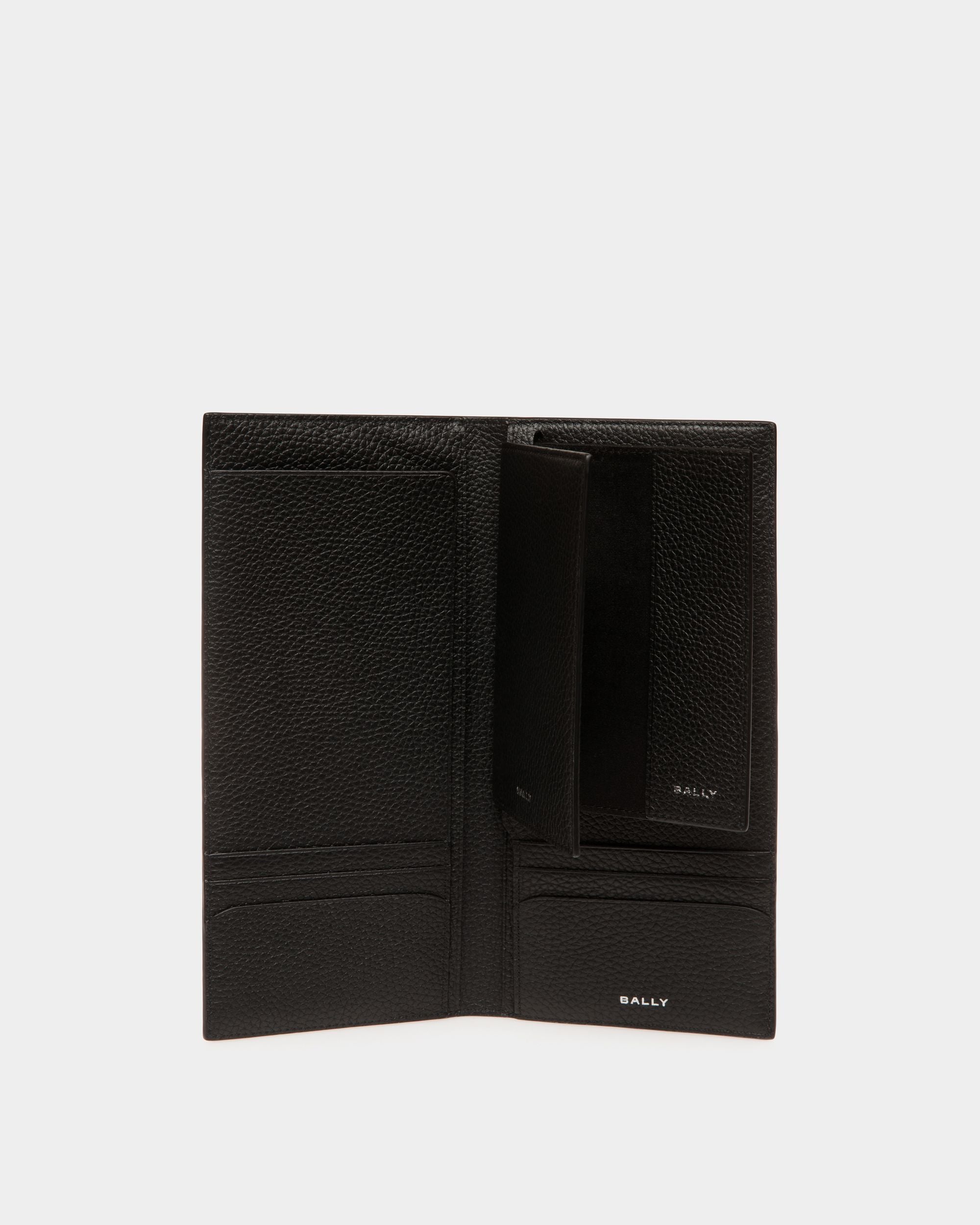 Oeden Continental Wallet in Black Leather - Men's - Bally - 03