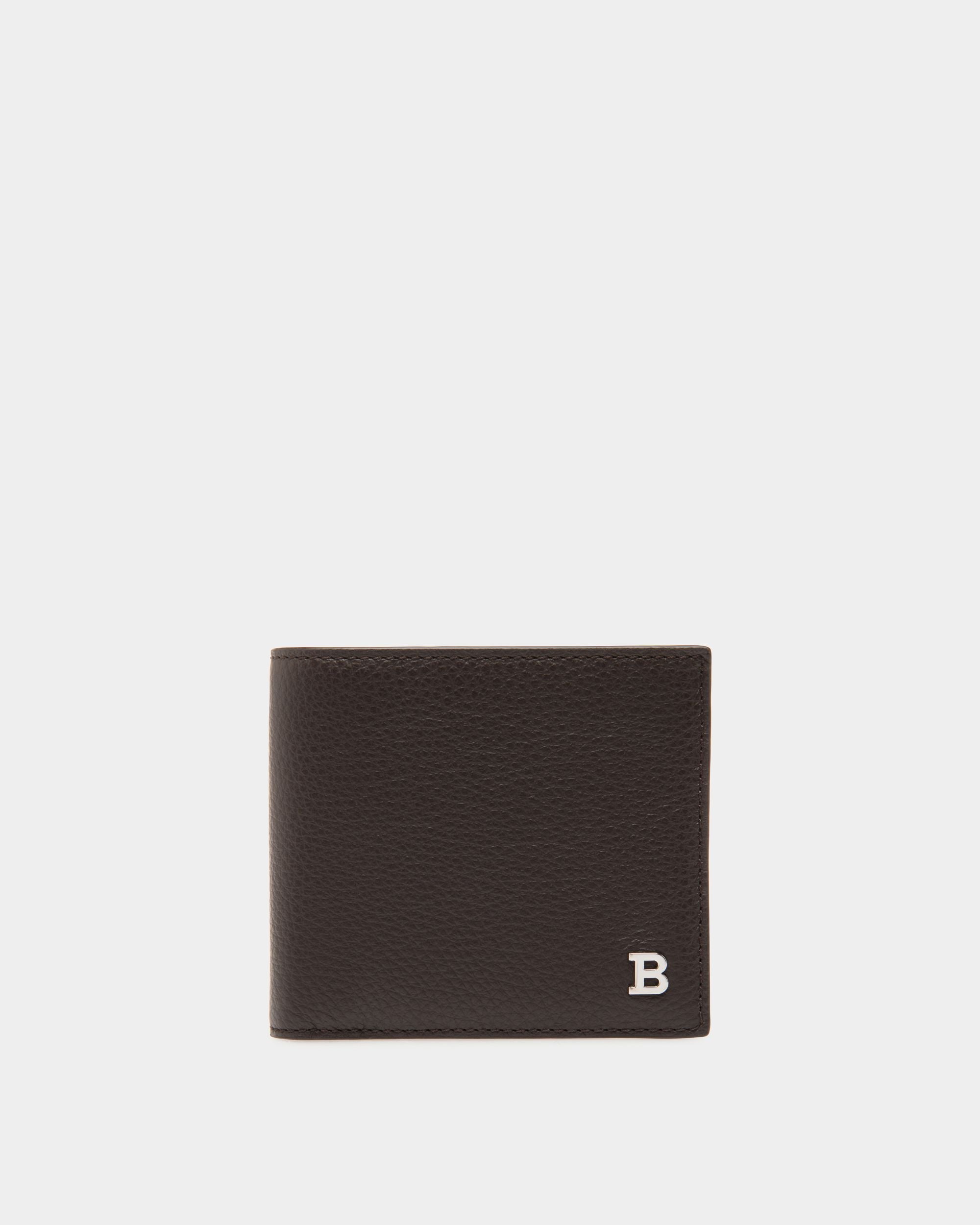 Coin Wallet In Brown Leather - Men's - Bally - 01